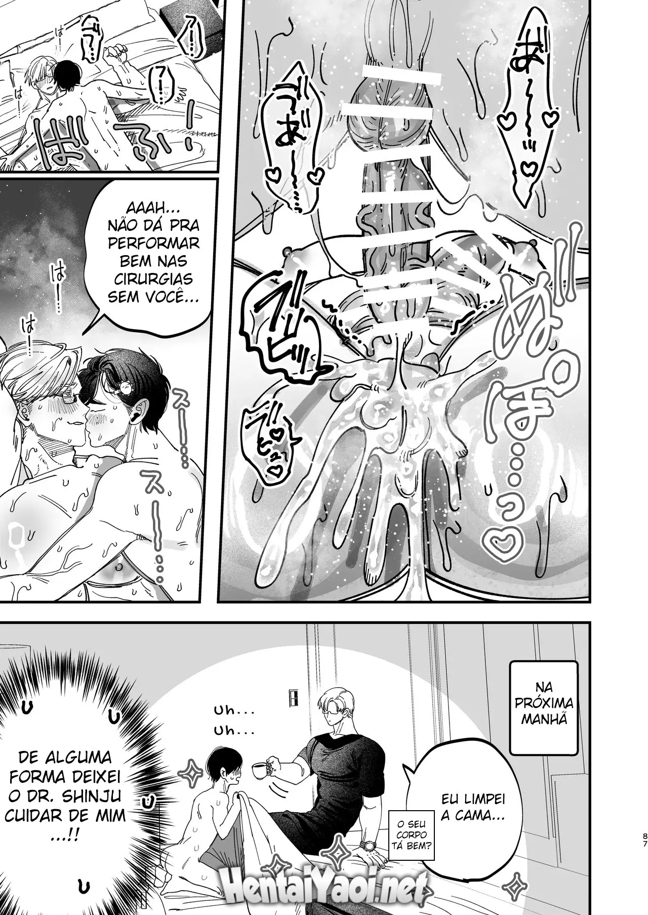 O Cirurgião Forte e Estoico Ficou Obcecado Pelo Pau do Jovem Enfermeiro! Hentai – Página 85