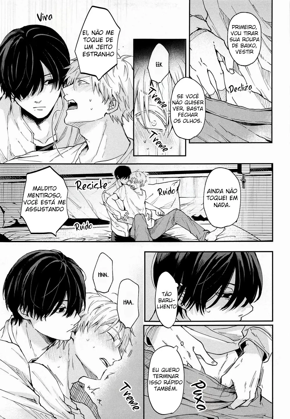 O Demônio da Ejaculação: Ele Deve Gozar Fora ou Gozar Dentro? Hentai – Página 12