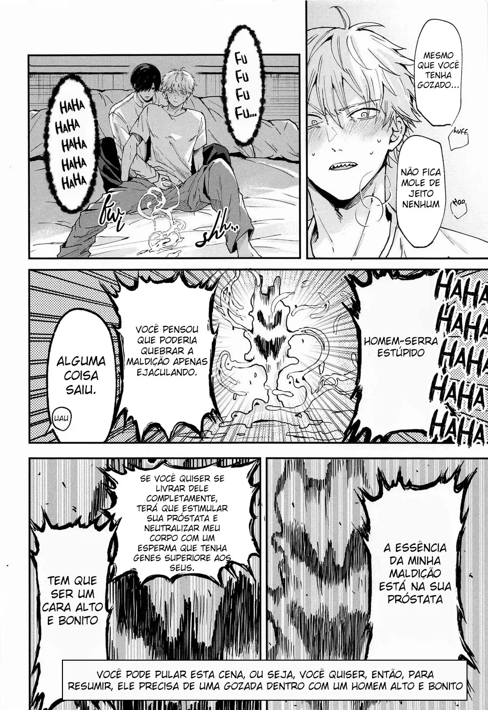 O Demônio da Ejaculação: Ele Deve Gozar Fora ou Gozar Dentro? Hentai – Página 17