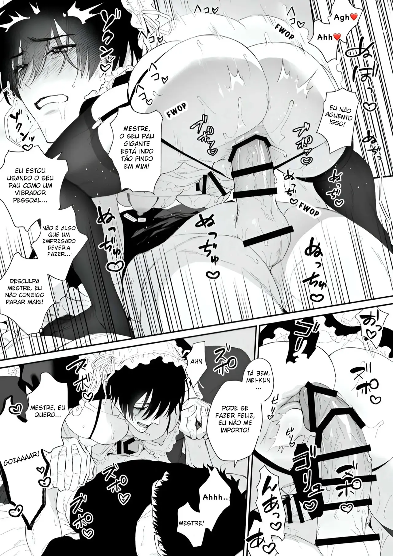 O Empregado Mei ~ Alivio Da Ereção Matinal Hentai – Página 12