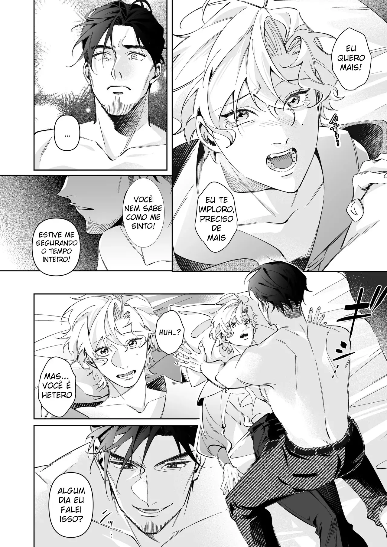 O Garoto de Programa Quer Ser Amado Obsessivamente Por um Homem Hétero Mais Velho Hentai – Página 13