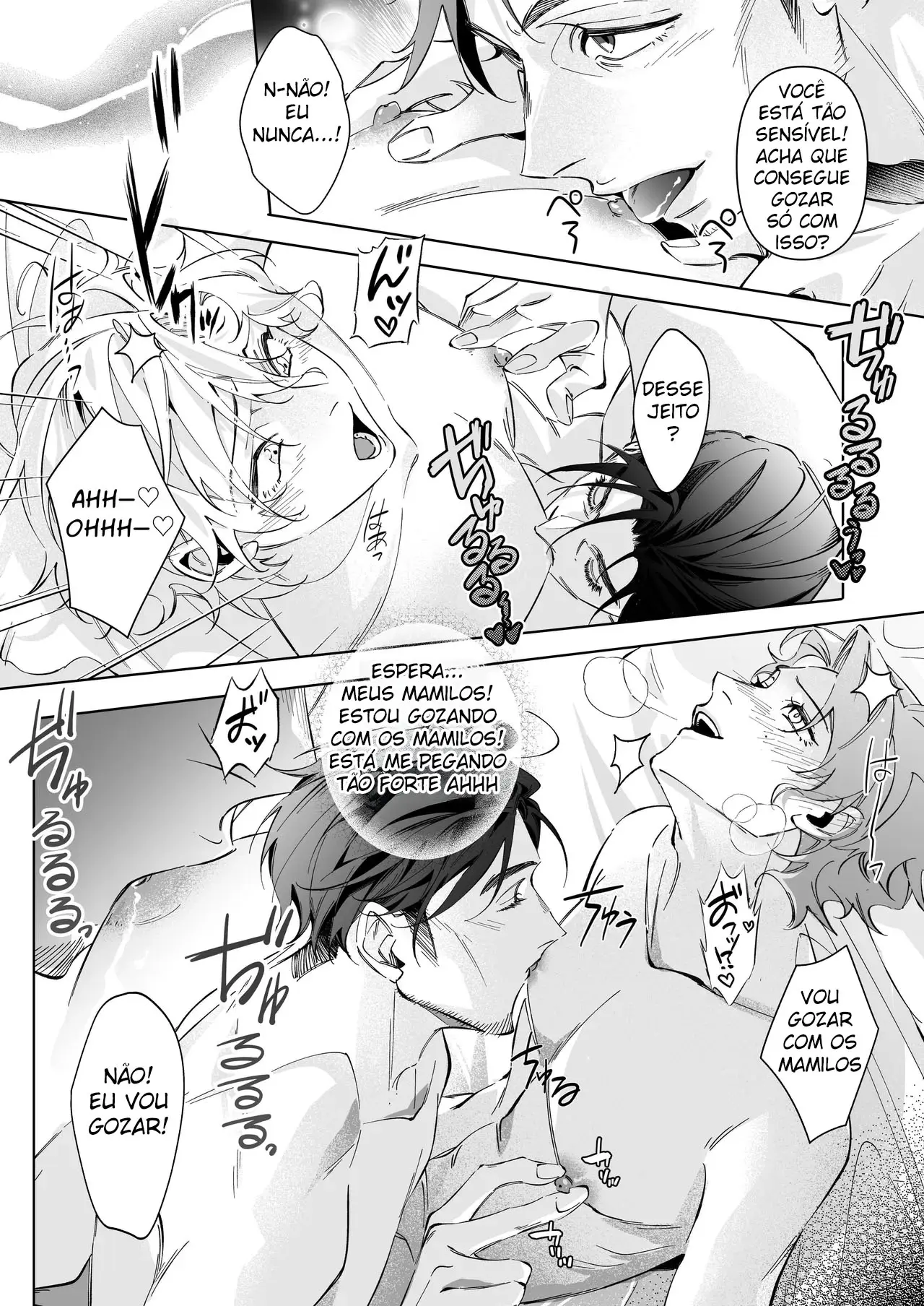 O Garoto de Programa Quer Ser Amado Obsessivamente Por um Homem Hétero Mais Velho Hentai – Página 17