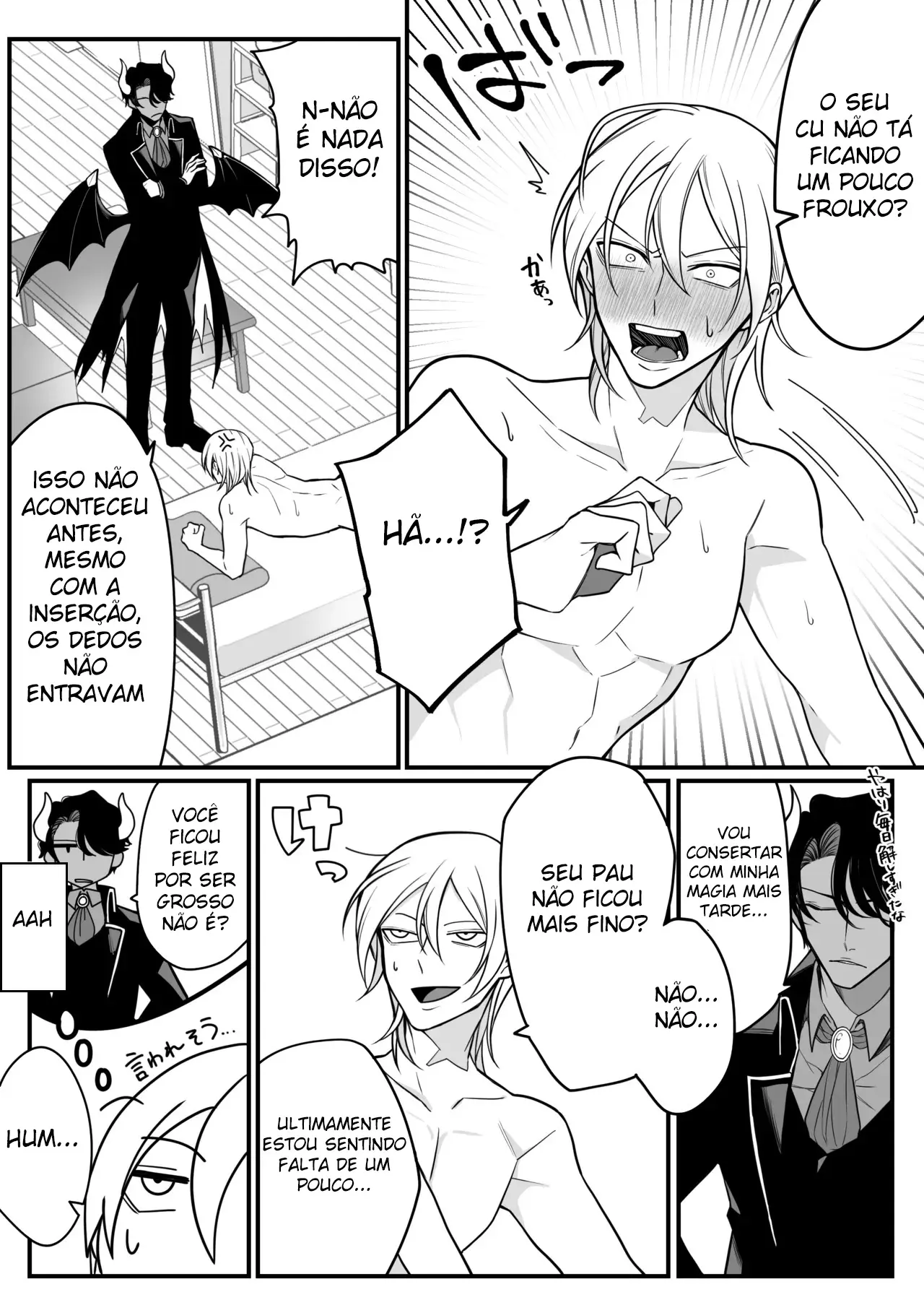 O Garoto Loiro Não Consegue Parar De Gemer por Causa de Dois Paus Hentai – Página 10 O Garoto Loiro Não Consegue Parar De Gemer por Causa de Dois Paus Hentai – Página 10