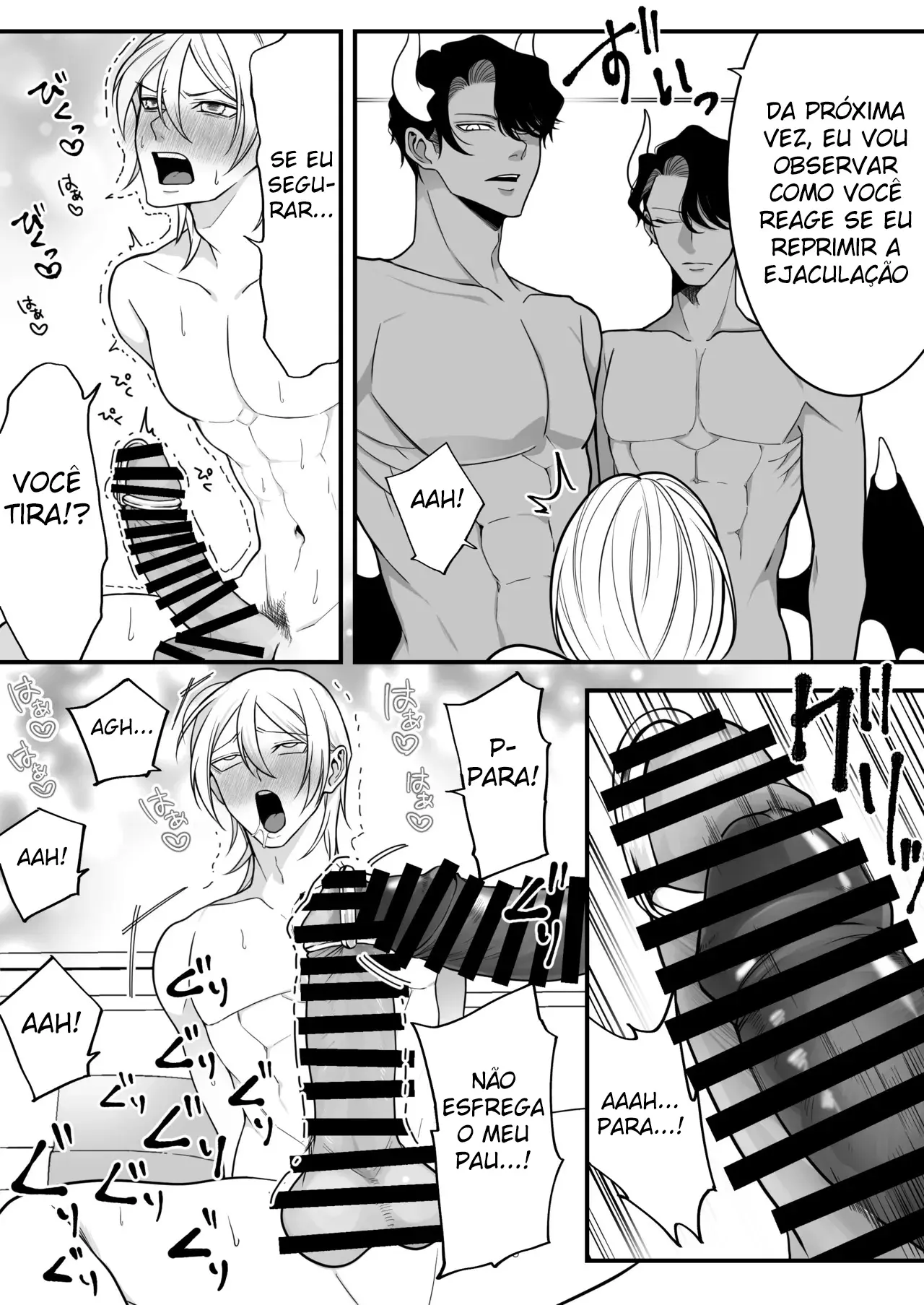 O Garoto Loiro Não Consegue Parar De Gemer por Causa de Dois Paus Hentai – Página 21 O Garoto Loiro Não Consegue Parar De Gemer por Causa de Dois Paus Hentai – Página 21