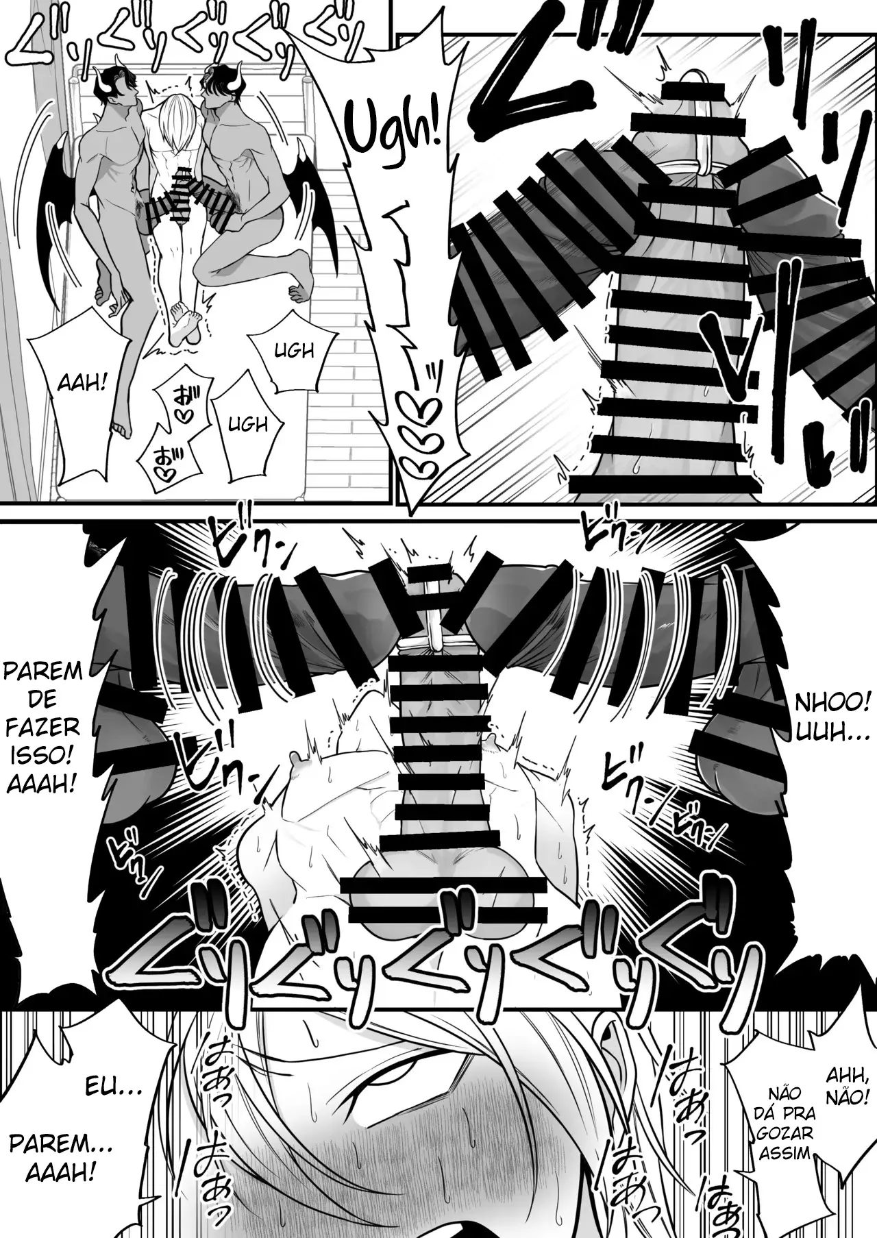 O Garoto Loiro Não Consegue Parar De Gemer por Causa de Dois Paus Hentai – Página 22 O Garoto Loiro Não Consegue Parar De Gemer por Causa de Dois Paus Hentai – Página 22