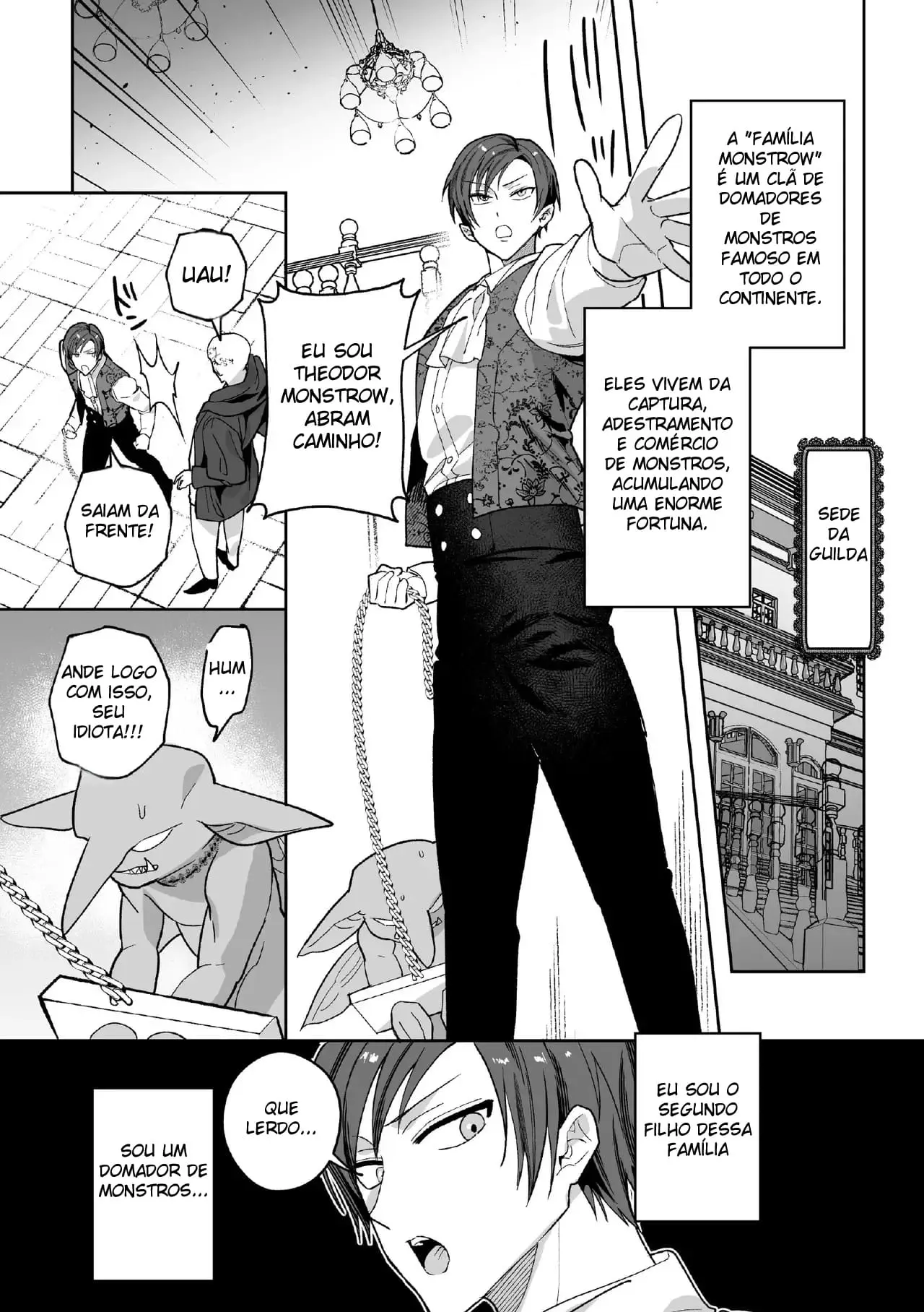 O Herdeiro do Depósito De Porra Dos Monstros ~ O Domador de Monstros Subjugado por Um Ogro – Parte 1 Hentai – Página 3 O Herdeiro do Depósito De Porra Dos Monstros ~ O Domador de Monstros Subjugado por Um Ogro – Parte 1 Hentai – Página 3