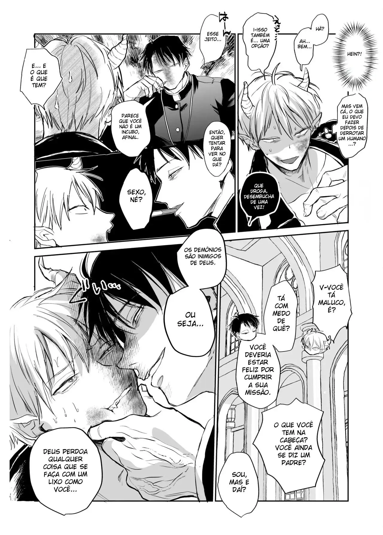 O Jogo do Padre Enraivecido ~ Transformando Um Demônio Fracassado Em Íncubo Hentai – Página 6 O Jogo do Padre Enraivecido ~ Transformando Um Demônio Fracassado Em Íncubo Hentai – Página 6