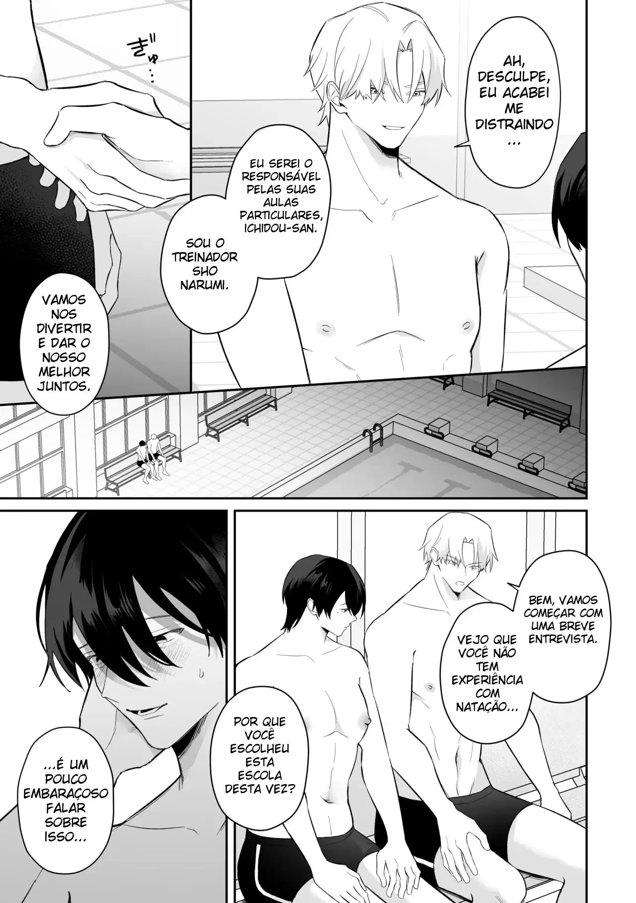 O Marido Musculoso Traiu na Aula de Natação. Hentai – Página 7