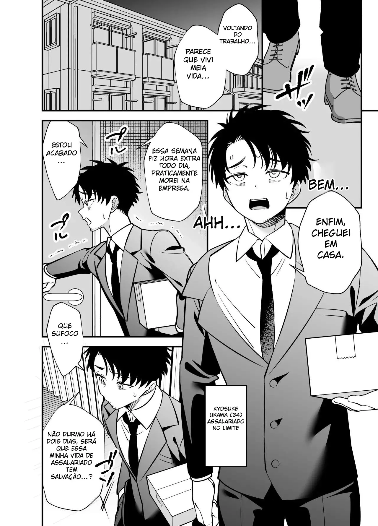 O Método de Aliviar o Estresse de Um Tio Trabalhador Exausto no Limite Hentai – Página 2