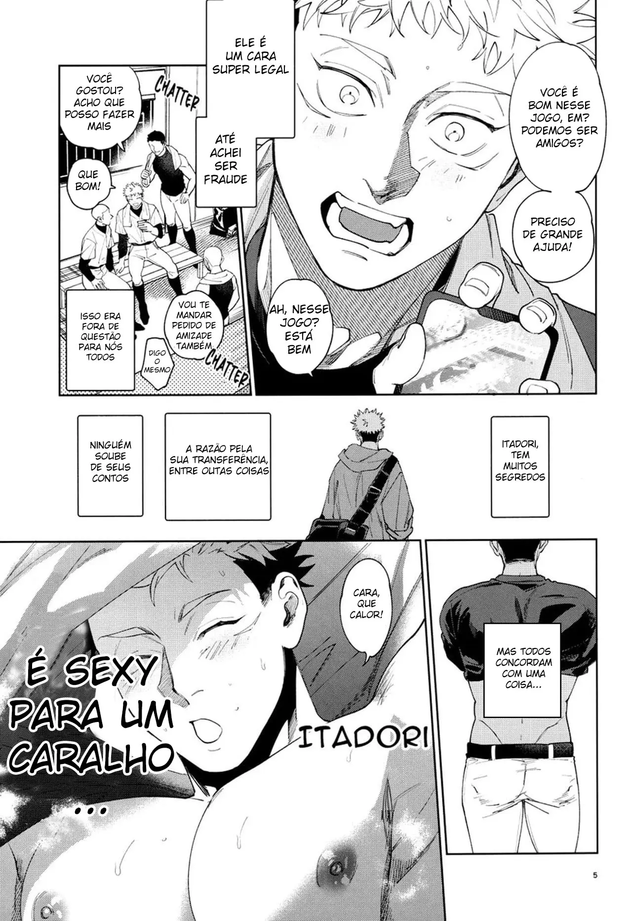 O Novato do Clube É um Tesão, Como Você Espera Que Nada Aconteça!? Hentai – Página 4