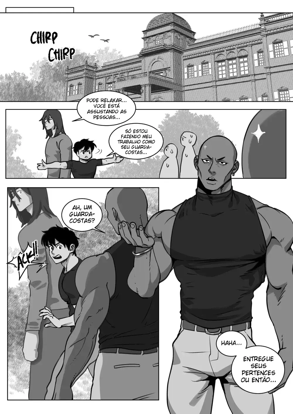 O Pequeno Guarda-Costas Do Gigante Hentai – Página 8