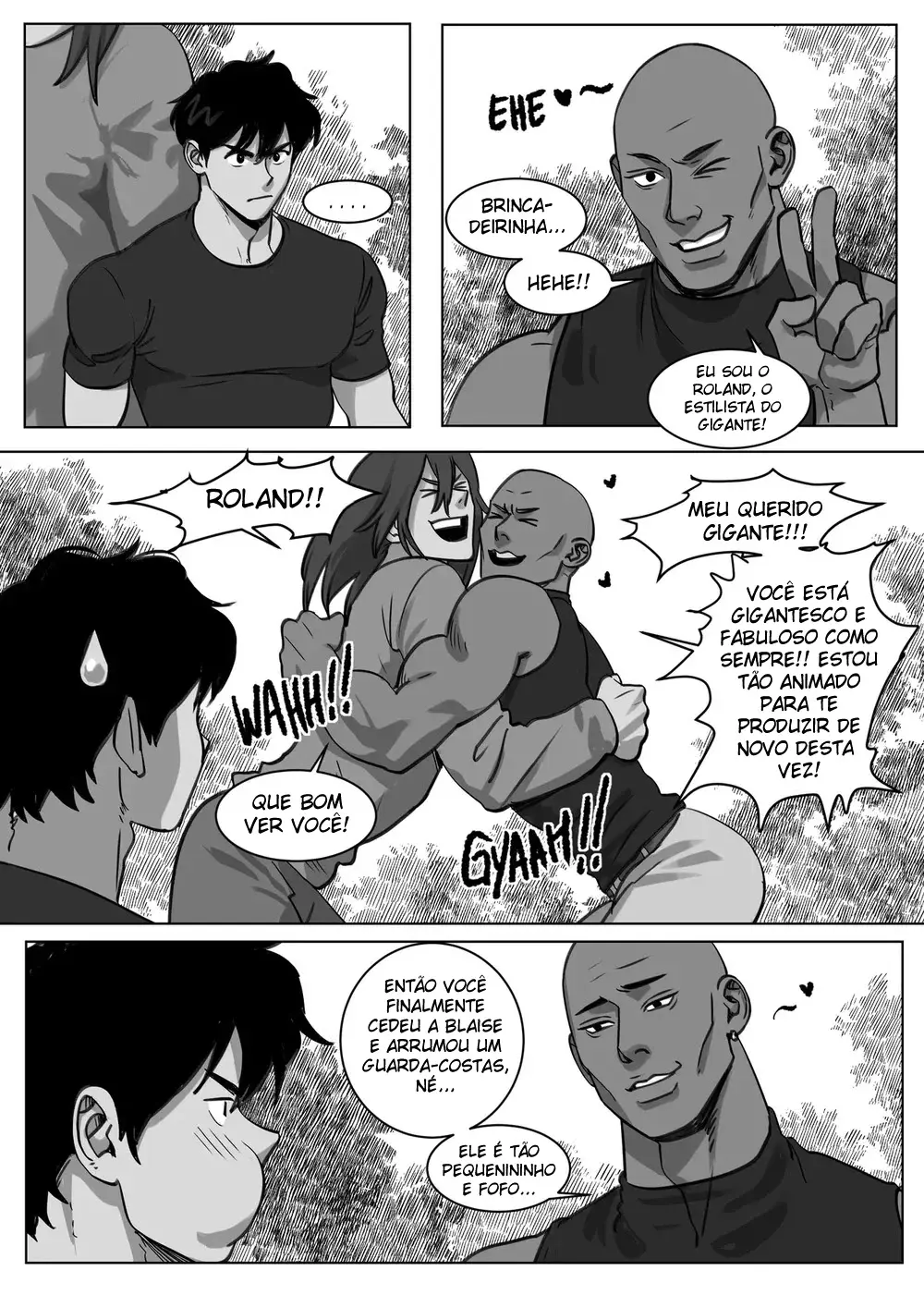O Pequeno Guarda-Costas Do Gigante Hentai – Página 9