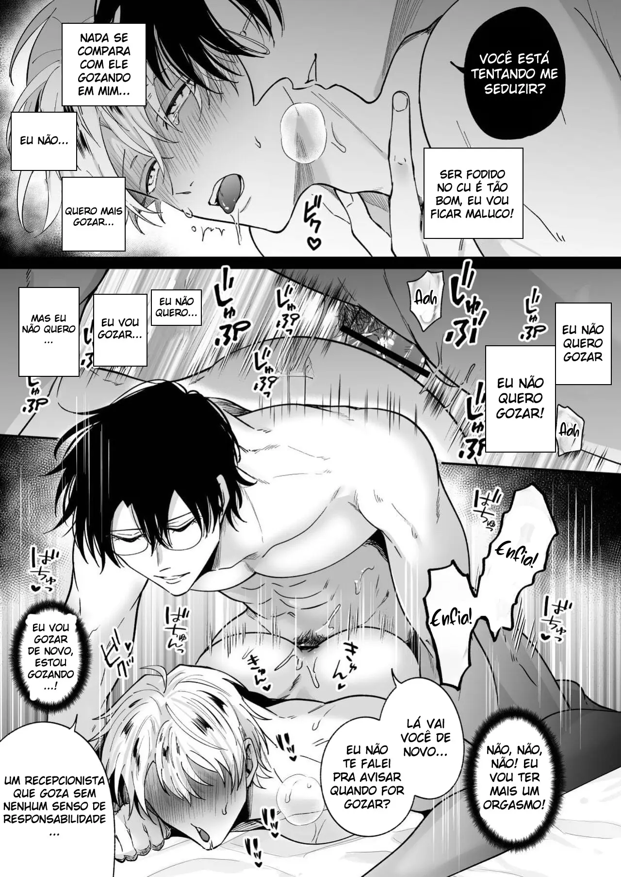 O PlayBoy Ex-Recepcionista Impotente 4 ~ Trancafiado 4 Dias de Folga Com Um Pervertido ~ Hentai – Página 46