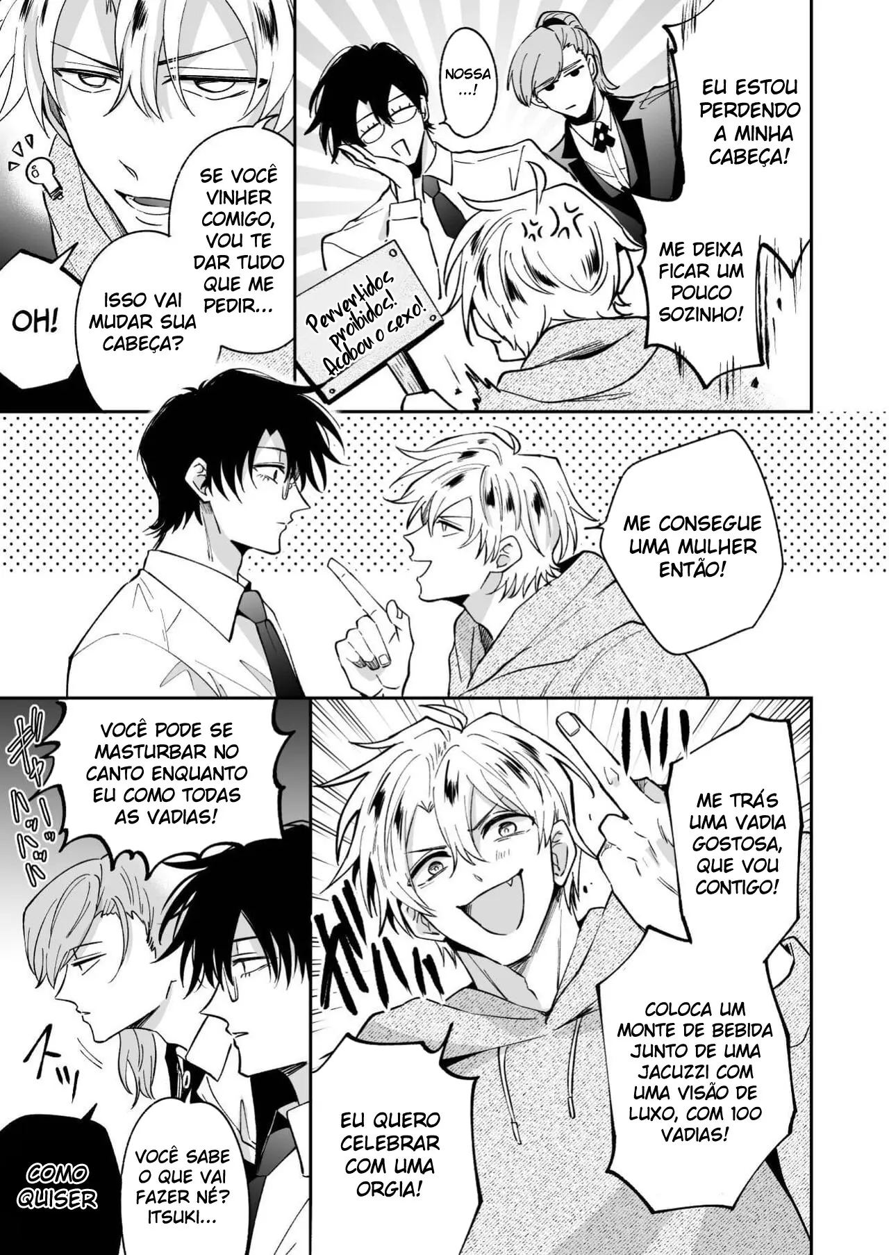 O PlayBoy Ex-Recepcionista Impotente 4 ~ Trancafiado 4 Dias de Folga Com Um Pervertido ~ Hentai – Página 6