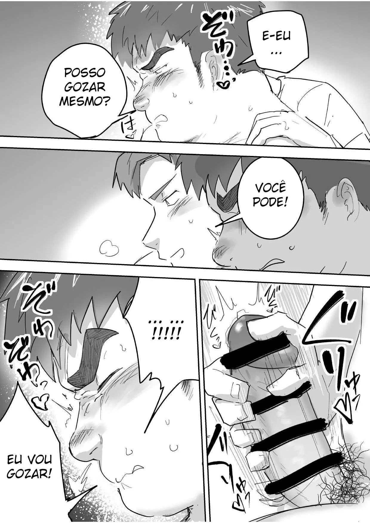 O Primeiro Sexo de um Garoto Virgem, Gordinho e Ingênuo Hentai – Página 18