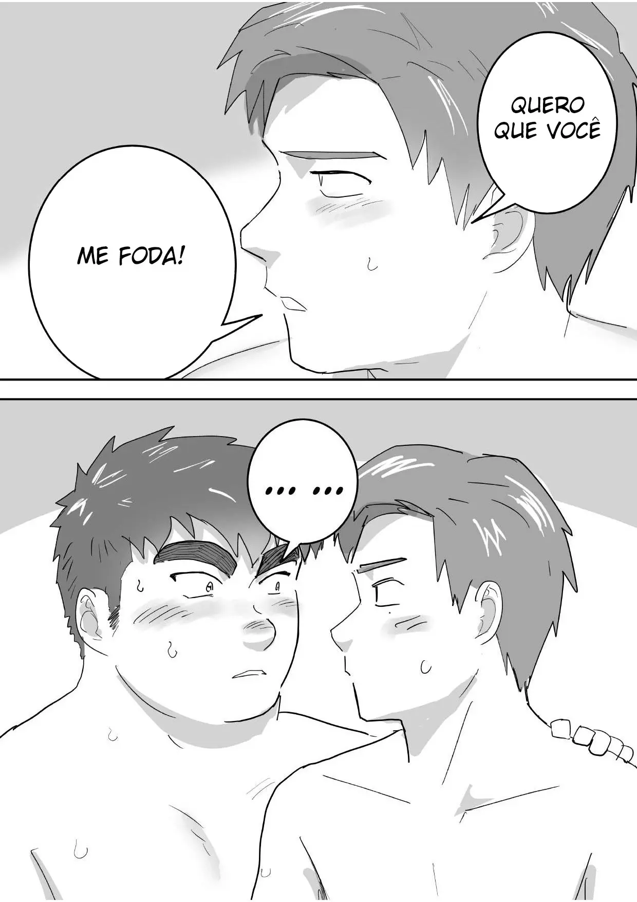 O Primeiro Sexo de um Garoto Virgem, Gordinho e Ingênuo Hentai – Página 24