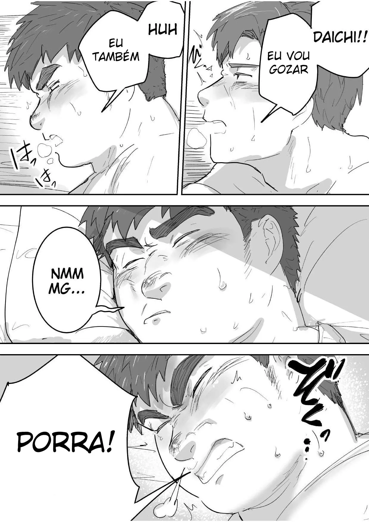 O Primeiro Sexo de um Garoto Virgem, Gordinho e Ingênuo Hentai – Página 3