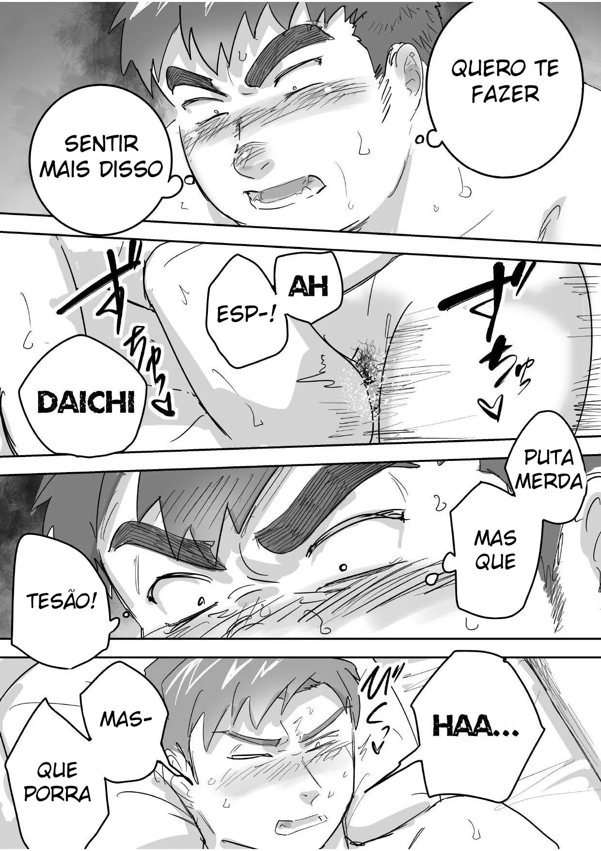 O Primeiro Sexo de um Garoto Virgem, Gordinho e Ingênuo Hentai – Página 30