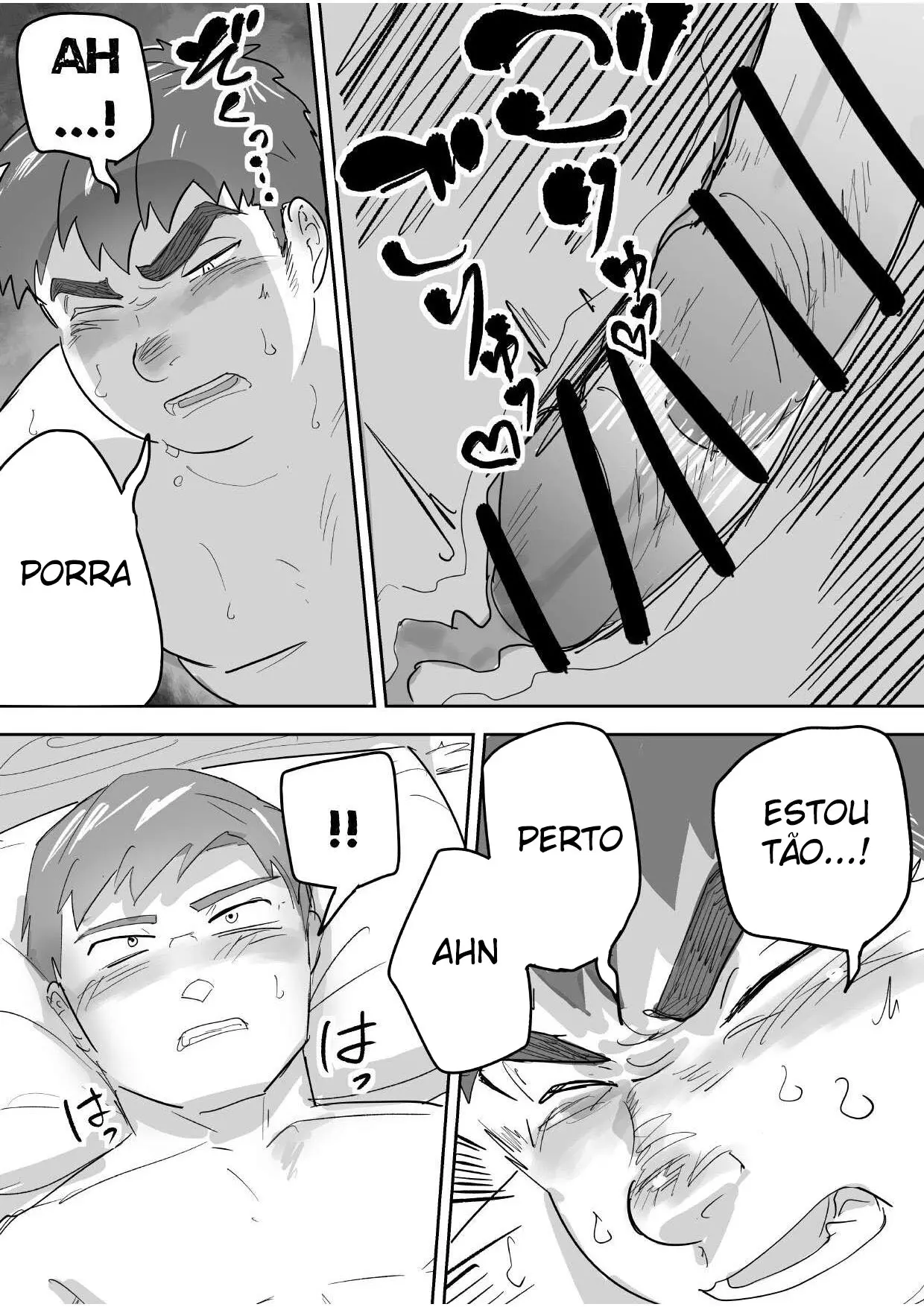 O Primeiro Sexo de um Garoto Virgem, Gordinho e Ingênuo Hentai – Página 34