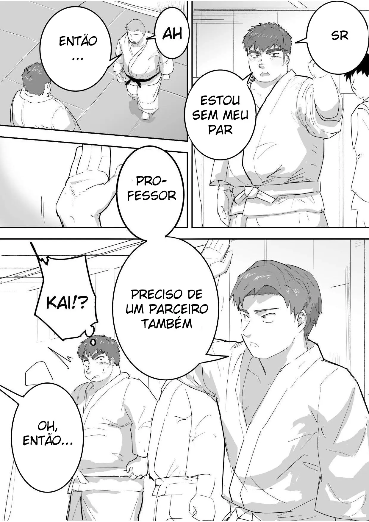 O Primeiro Sexo de um Garoto Virgem, Gordinho e Ingênuo Hentai – Página 8