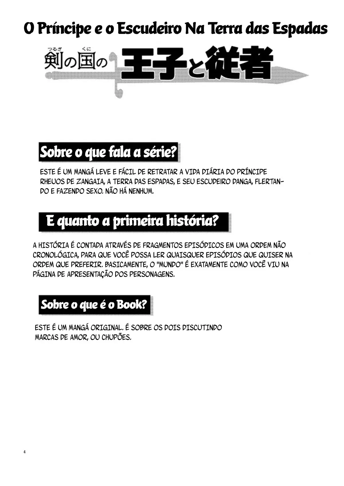 O Príncipe e o Escudeiro Na Terra das Espadas Hentai – Página 3