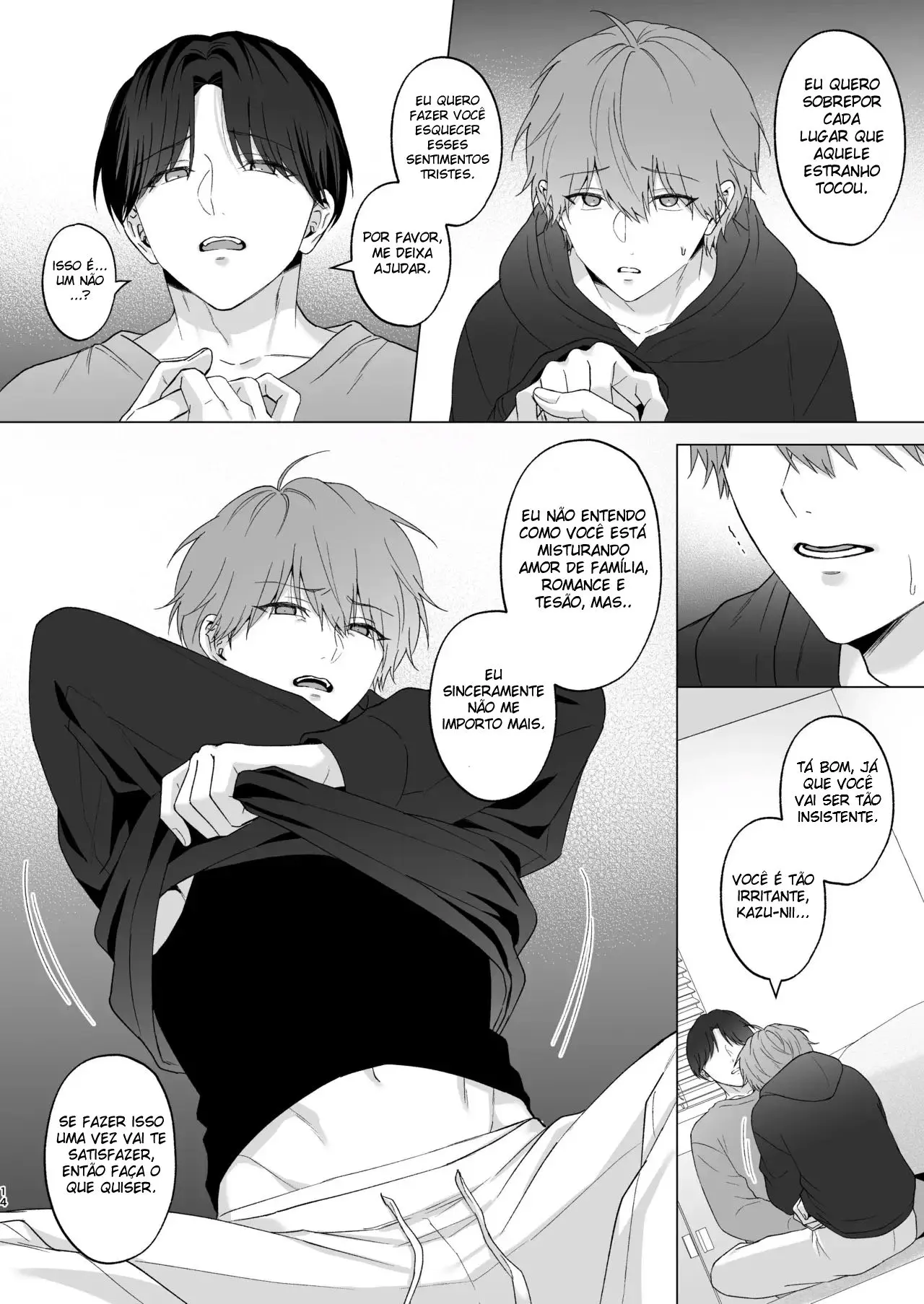 O Relato Sobre Ter Sofrido Uma Desilusão Amorosa e Ter Sido Confortado por Meu Irmão Hentai – Página 13 O Relato Sobre Ter Sofrido Uma Desilusão Amorosa e Ter Sido Confortado por Meu Irmão Hentai – Página 13
