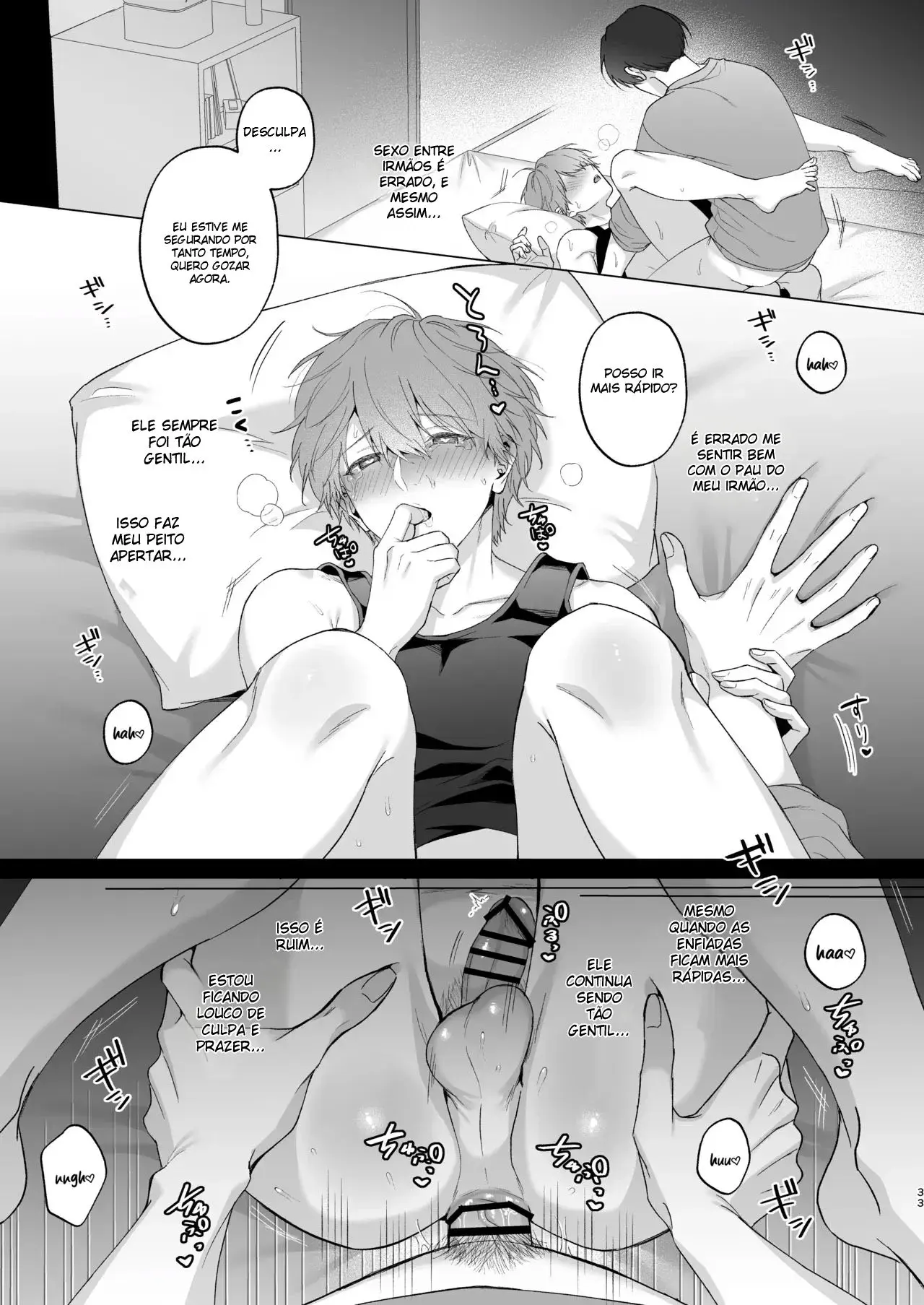 O Relato Sobre Ter Sofrido Uma Desilusão Amorosa e Ter Sido Confortado por Meu Irmão Hentai – Página 32 O Relato Sobre Ter Sofrido Uma Desilusão Amorosa e Ter Sido Confortado por Meu Irmão Hentai – Página 32