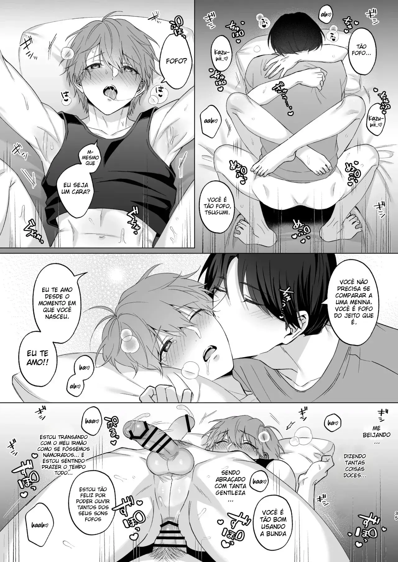 O Relato Sobre Ter Sofrido Uma Desilusão Amorosa e Ter Sido Confortado por Meu Irmão Hentai – Página 34 O Relato Sobre Ter Sofrido Uma Desilusão Amorosa e Ter Sido Confortado por Meu Irmão Hentai – Página 34