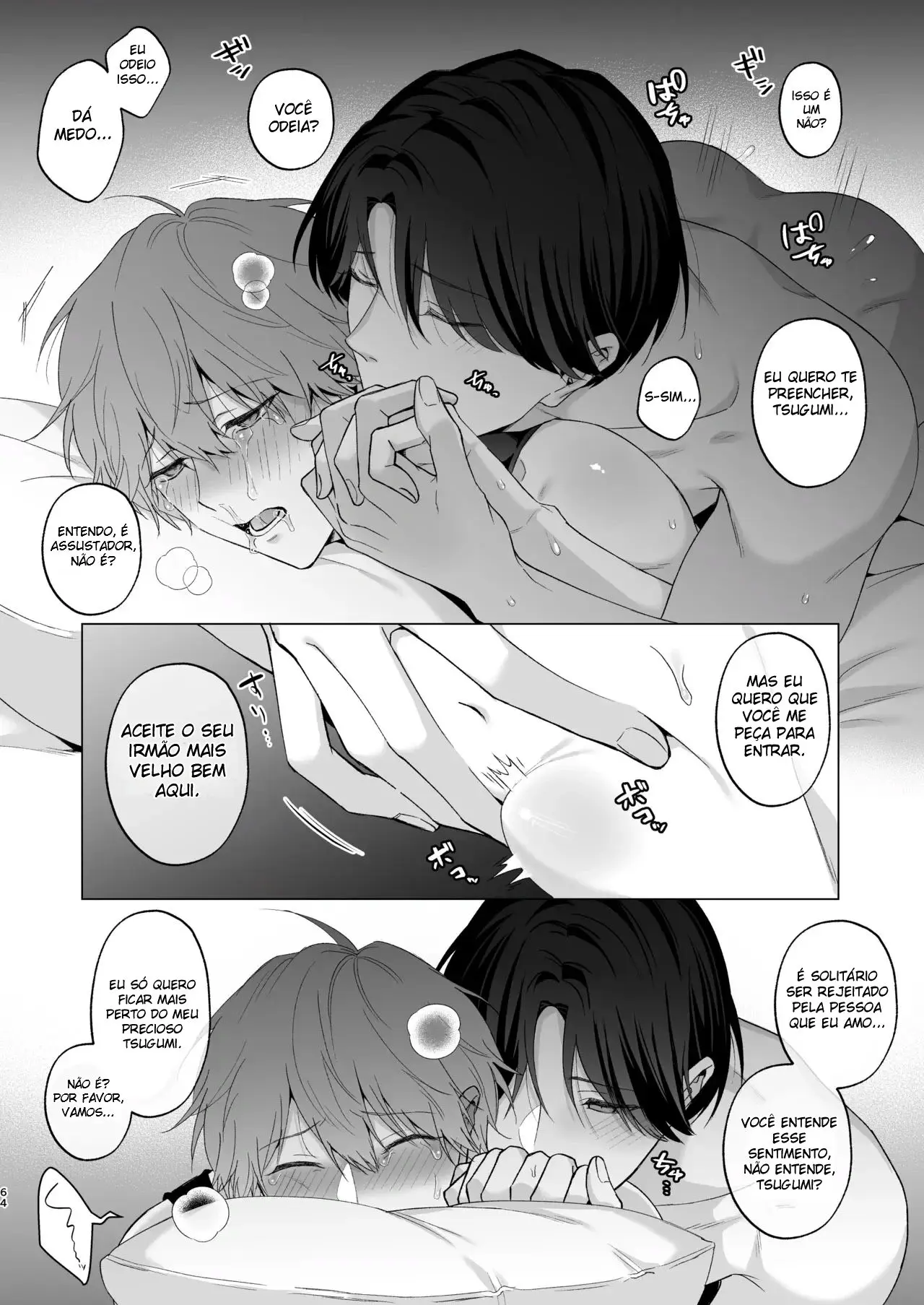 O Relato Sobre Ter Sofrido Uma Desilusão Amorosa e Ter Sido Confortado por Meu Irmão Hentai – Página 63 O Relato Sobre Ter Sofrido Uma Desilusão Amorosa e Ter Sido Confortado por Meu Irmão Hentai – Página 63