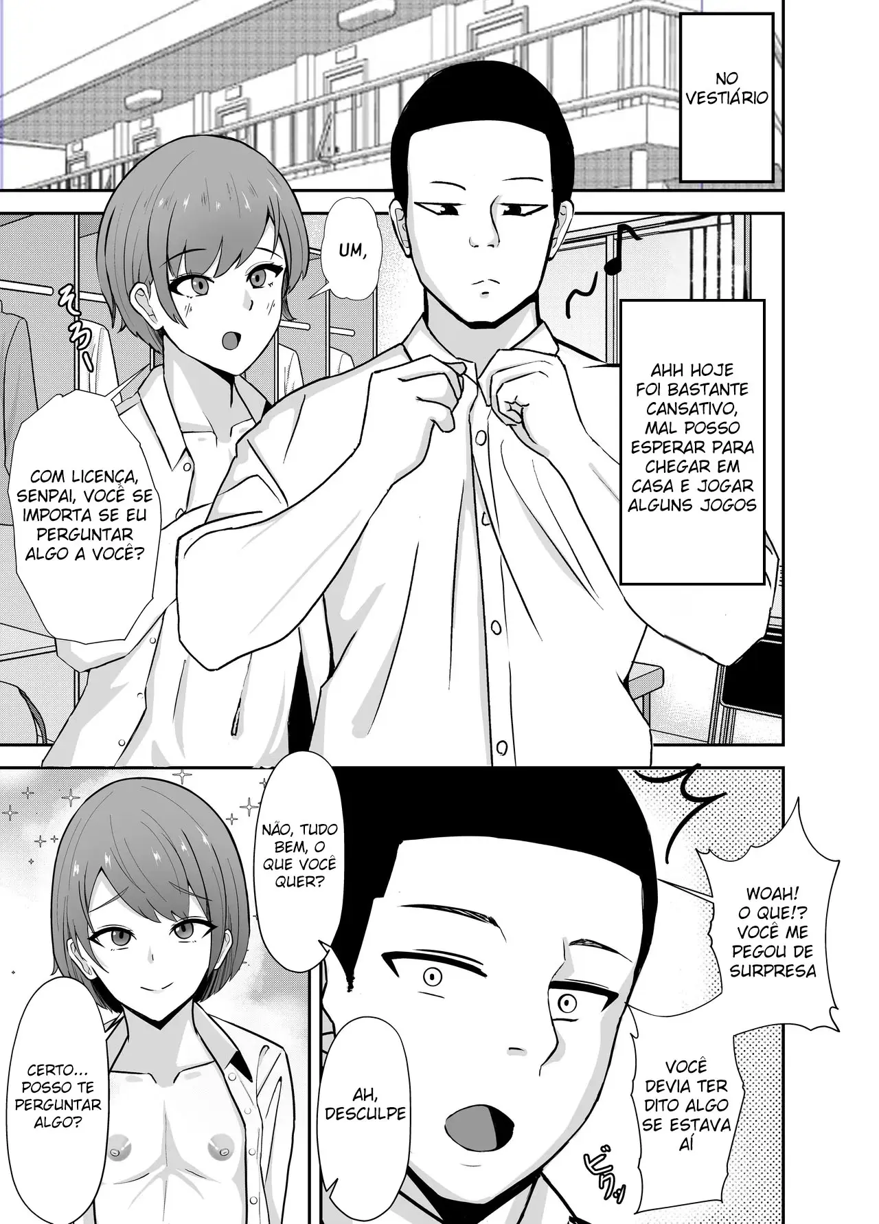 O Resultado do Treino Sexual de Um Colega Novato Inexperiente…!? Hentai – Página 2