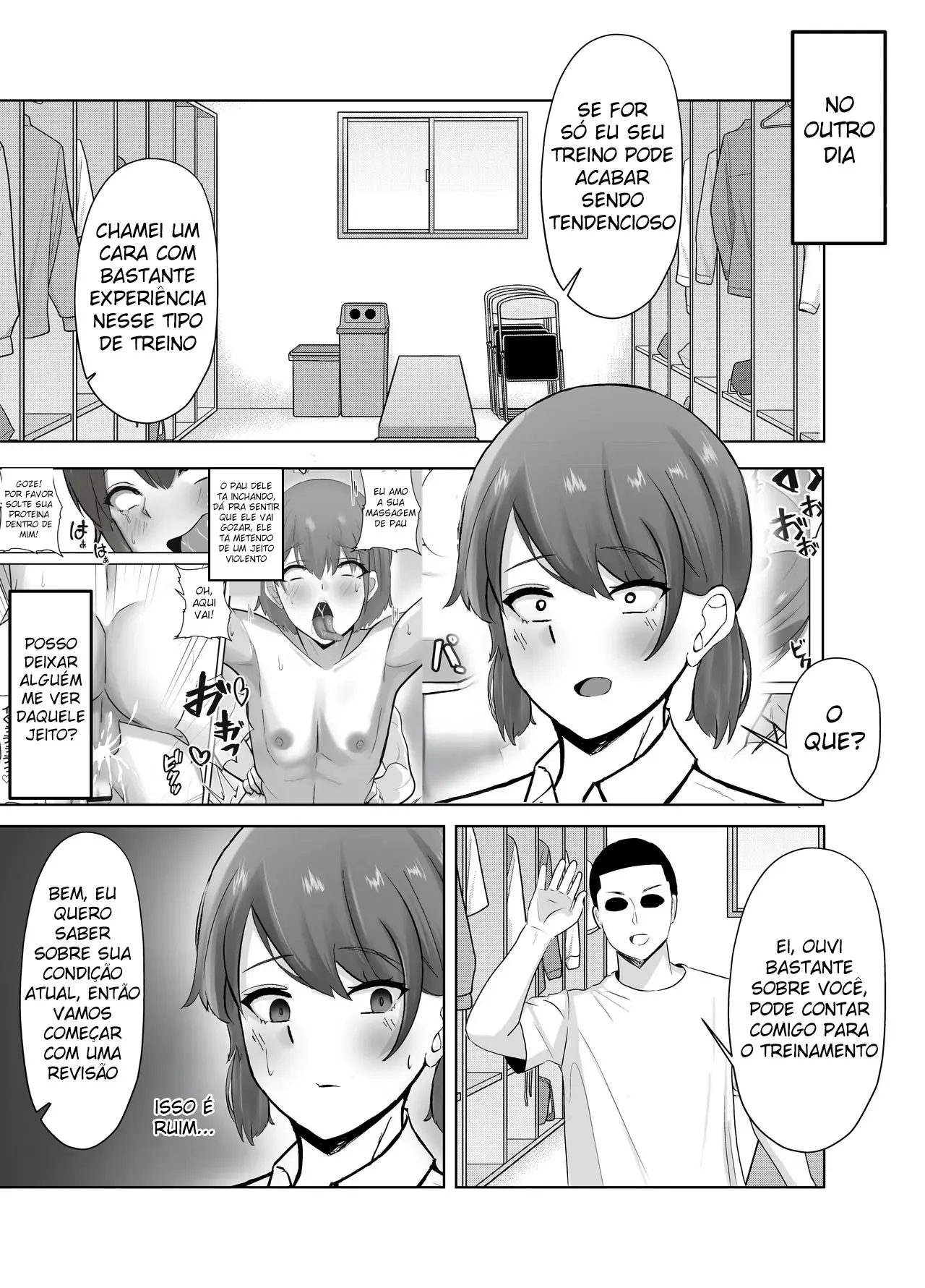 O Resultado do Treino Sexual de Um Colega Novato Inexperiente…!? Hentai – Página 26