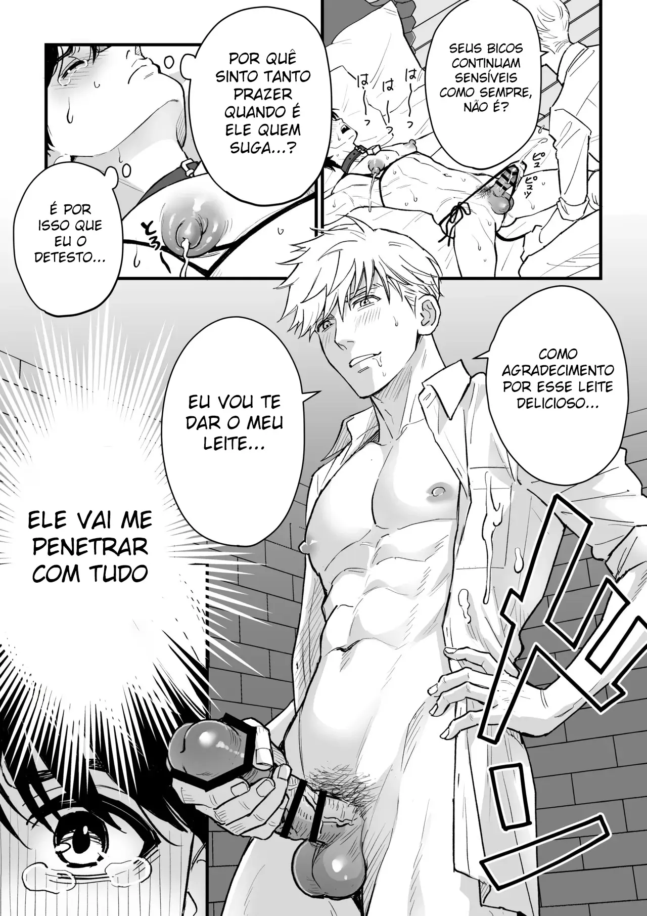 Ordenha do Homem-Vaca Hentai – Página 13