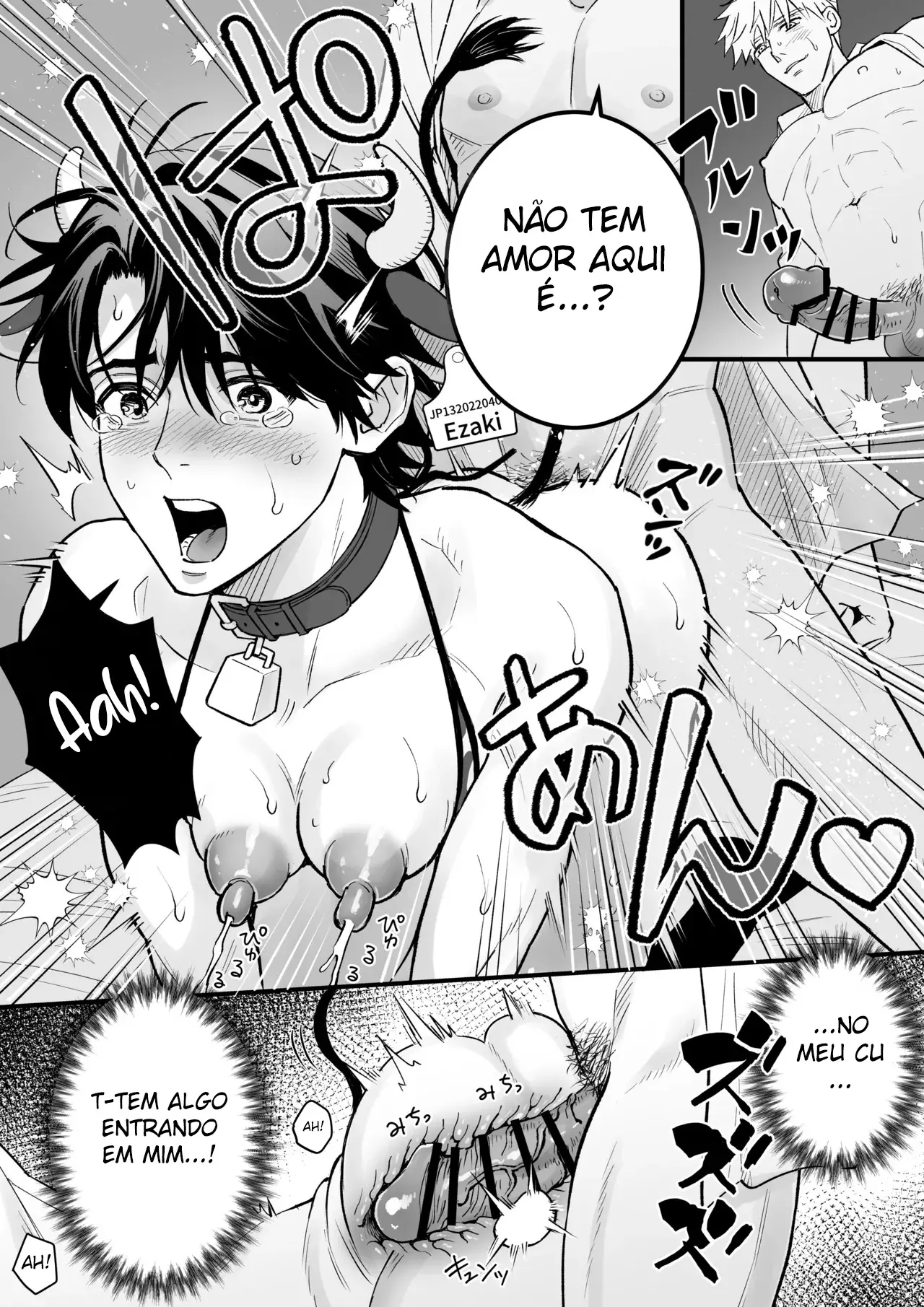 Ordenha do Homem-Vaca Hentai – Página 17