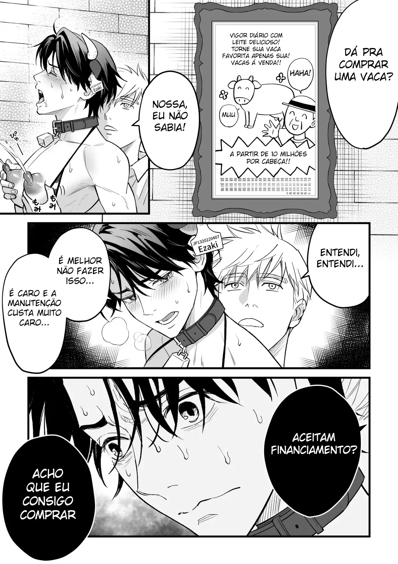 Ordenha do Homem-Vaca Hentai – Página 21