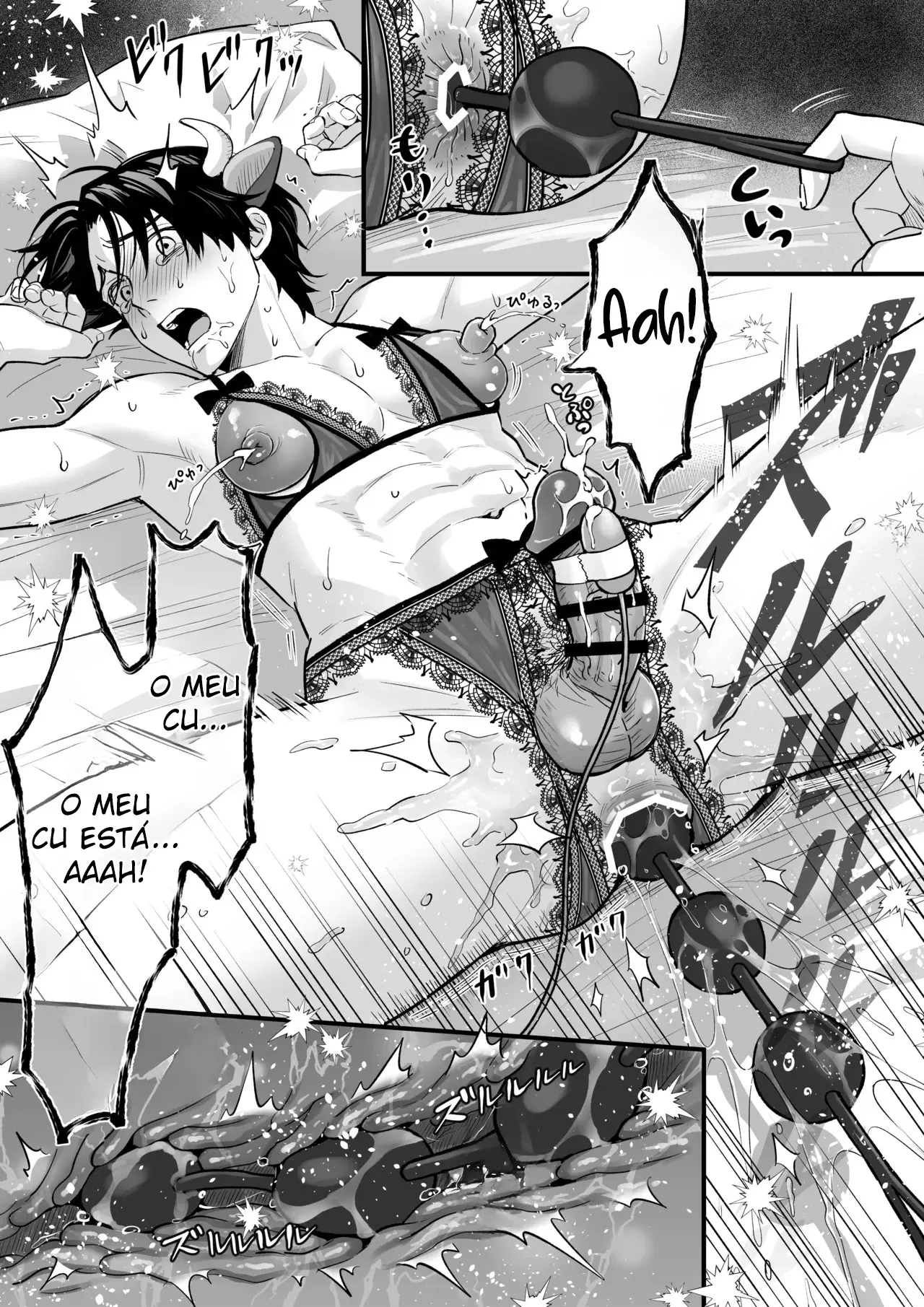 Ordenha do Homem-Vaca Hentai – Página 36