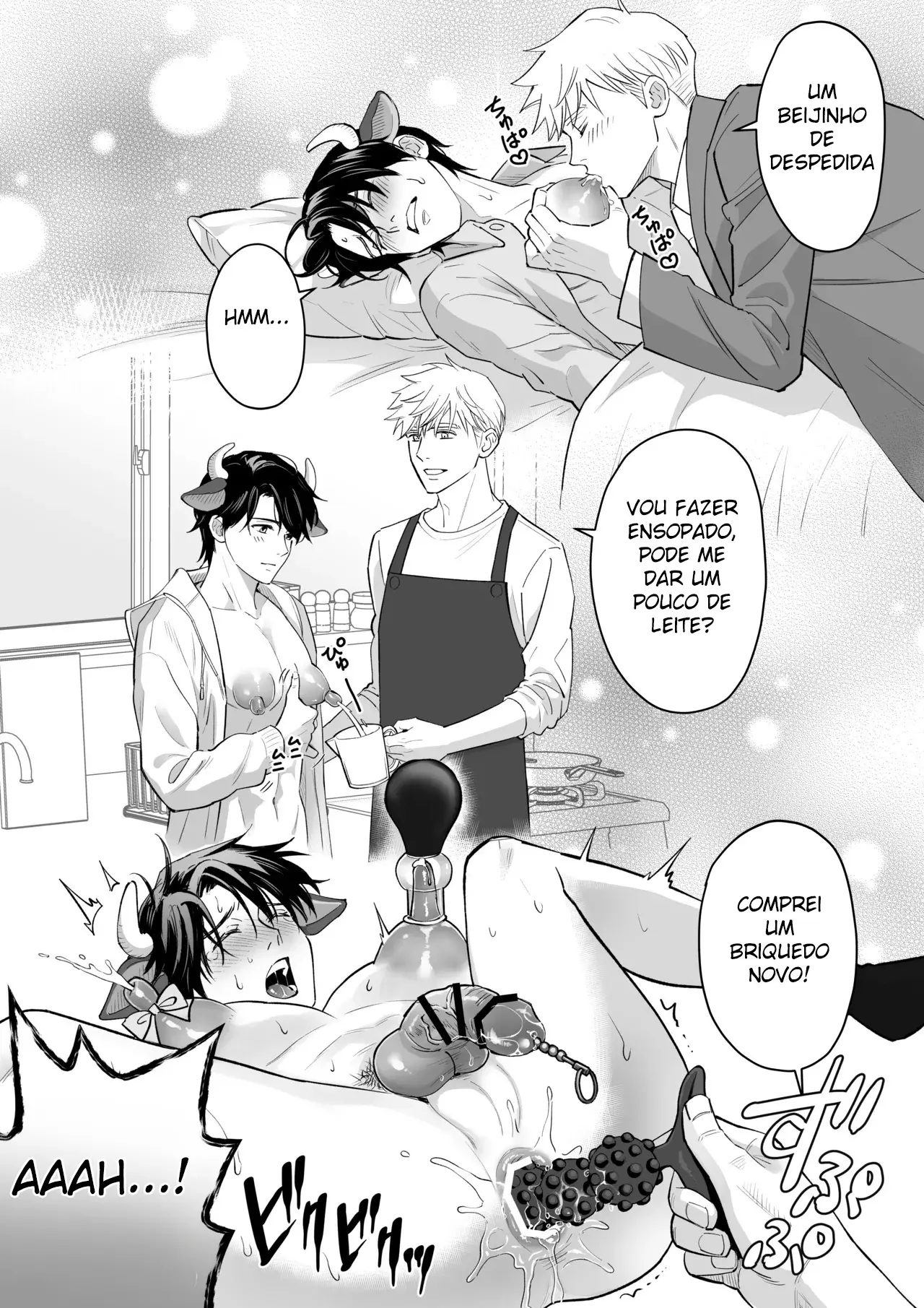 Ordenha do Homem-Vaca Hentai – Página 39