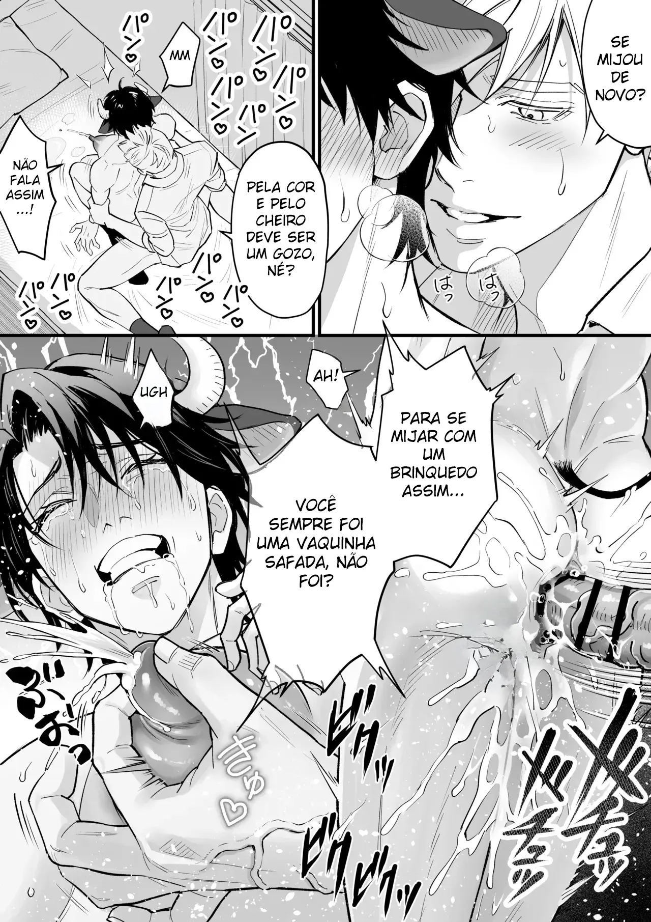 Ordenha do Homem-Vaca Hentai – Página 47