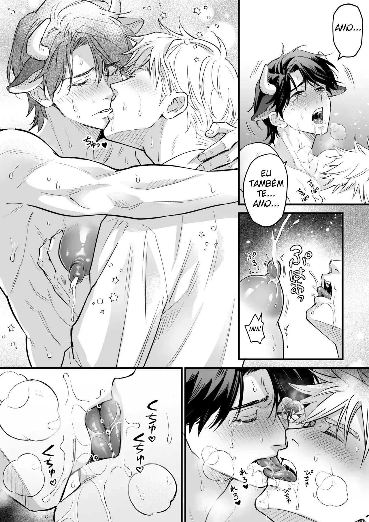 Ordenha do Homem-Vaca Hentai – Página 53