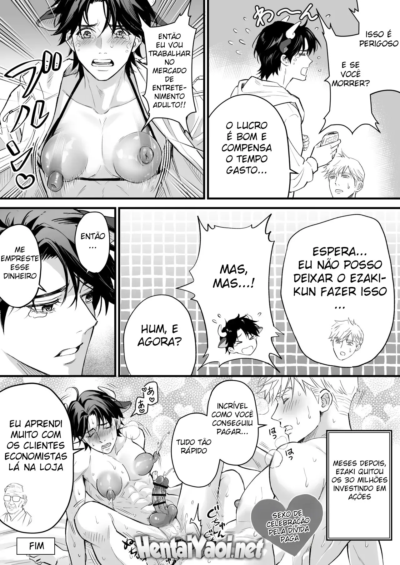 Ordenha do Homem-Vaca Hentai – Página 60