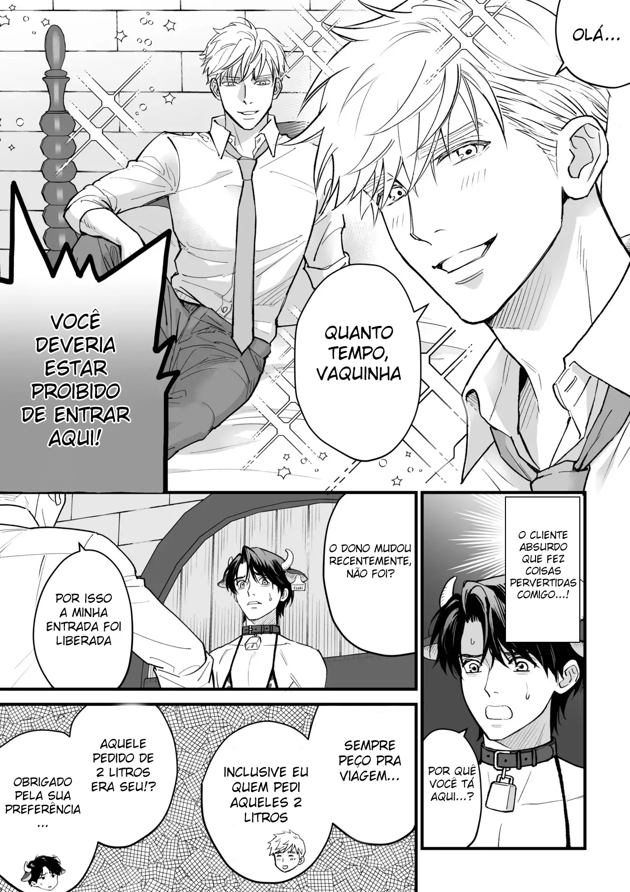 Ordenha do Homem-Vaca Hentai – Página 9