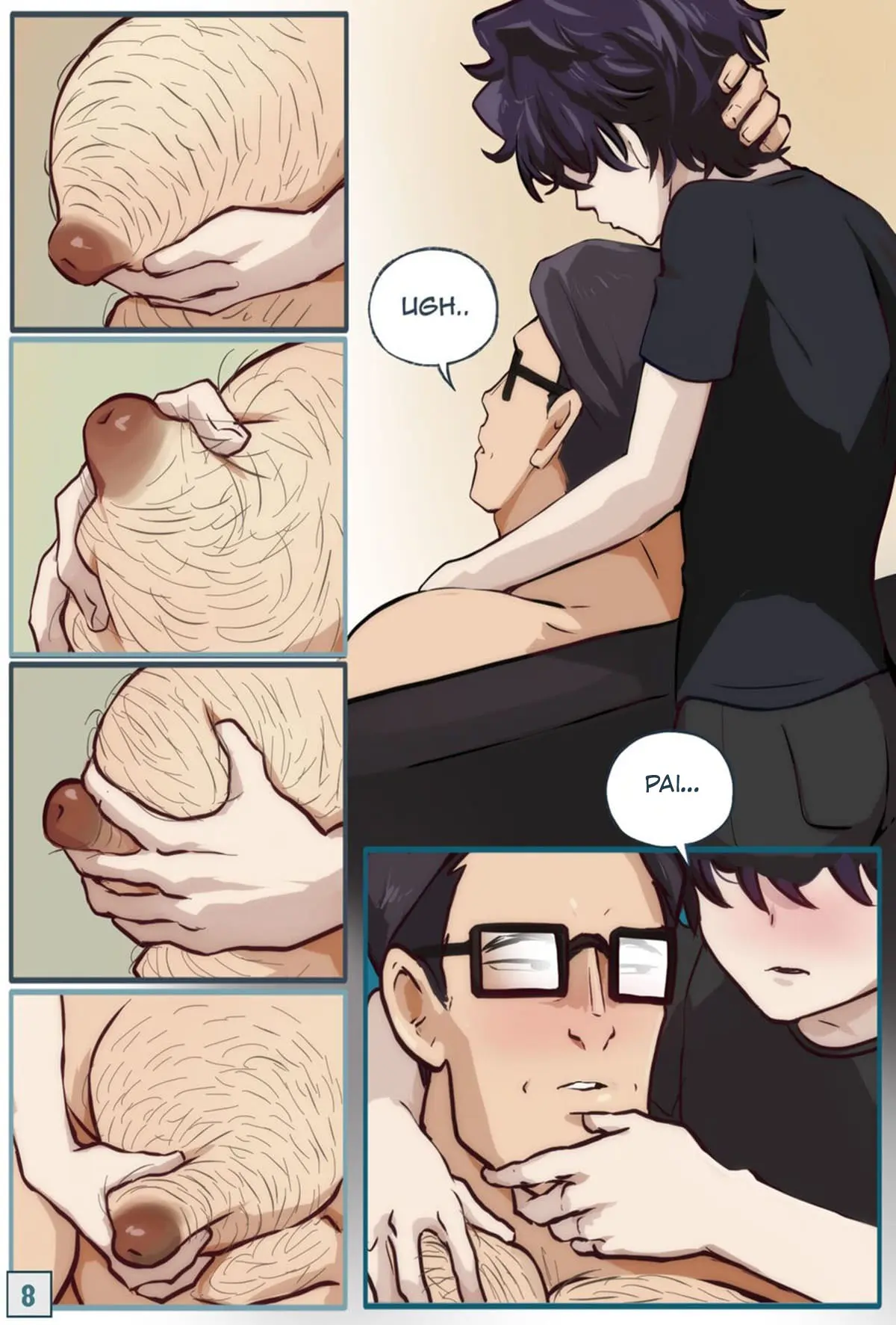 Ordenhando o Papai Hentai – Página 9