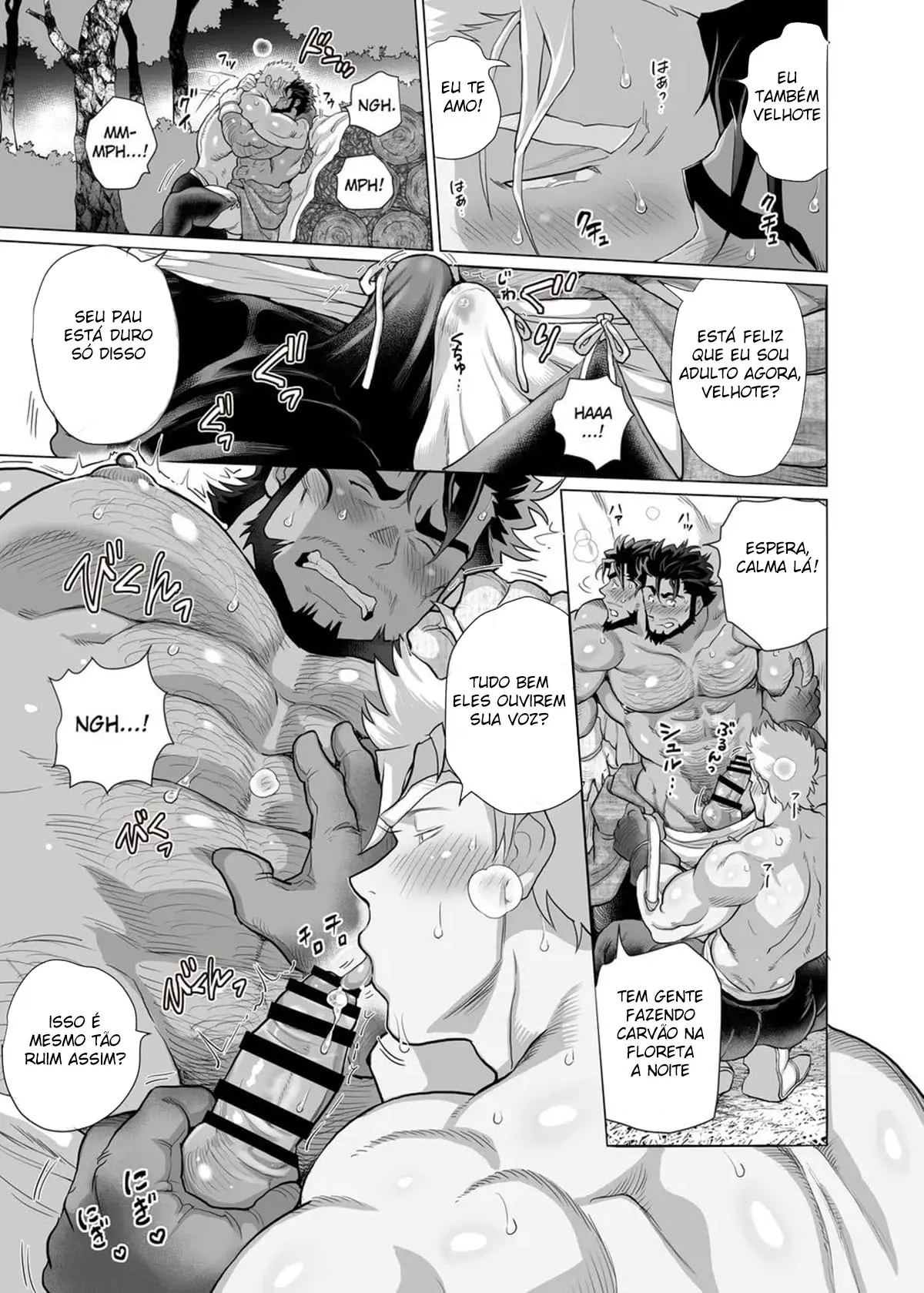 Os Gritos Noturnos do Carvoeiro na Floresta Hentai – Página 32