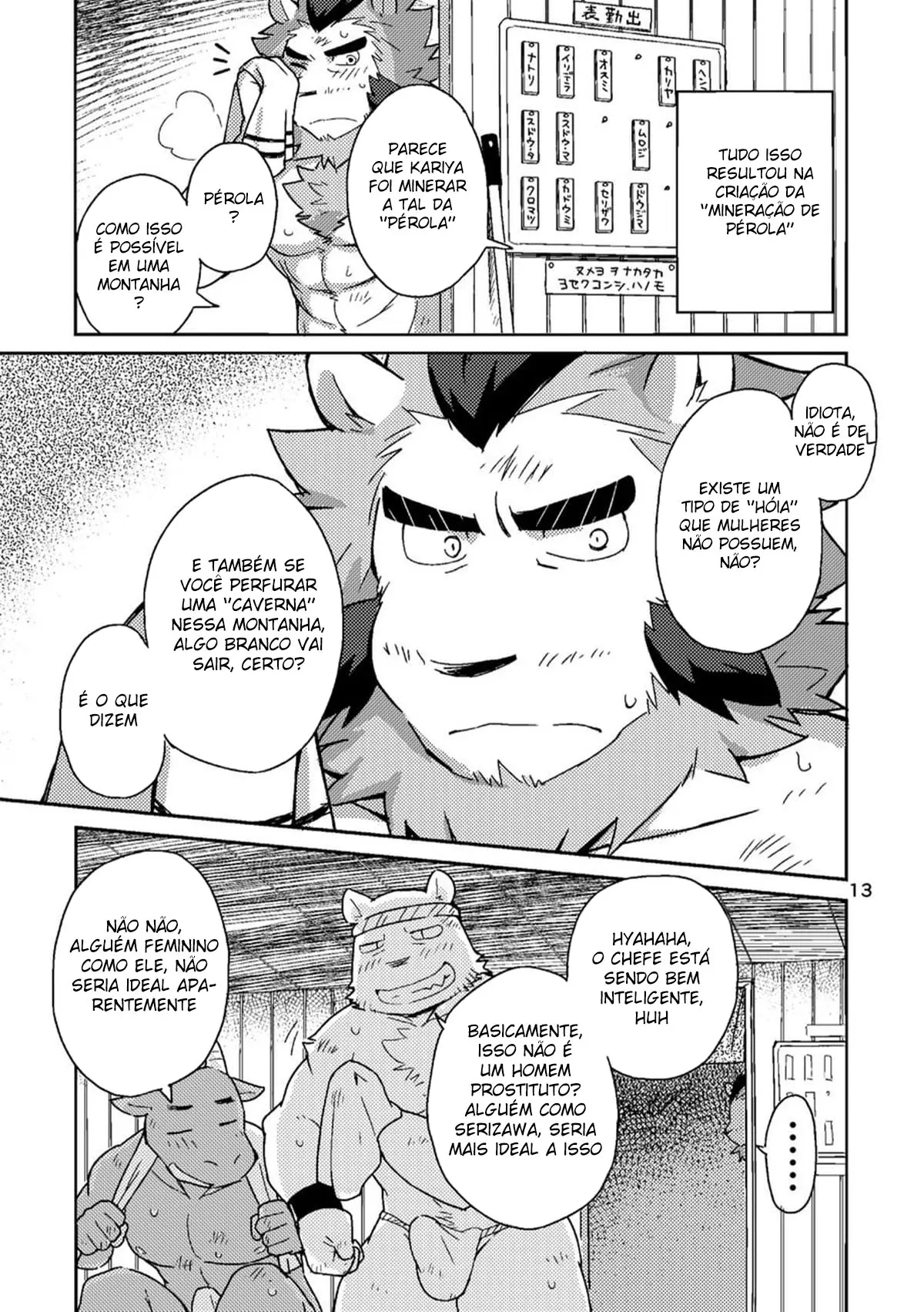 Os Homens do Minério de Pérola Hentai – Página 14