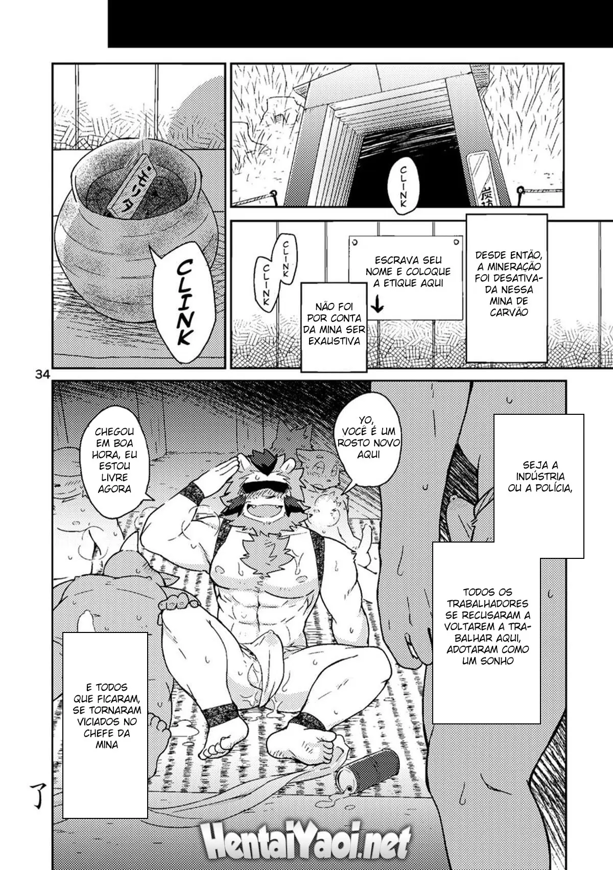 Os Homens do Minério de Pérola Hentai – Página 35
