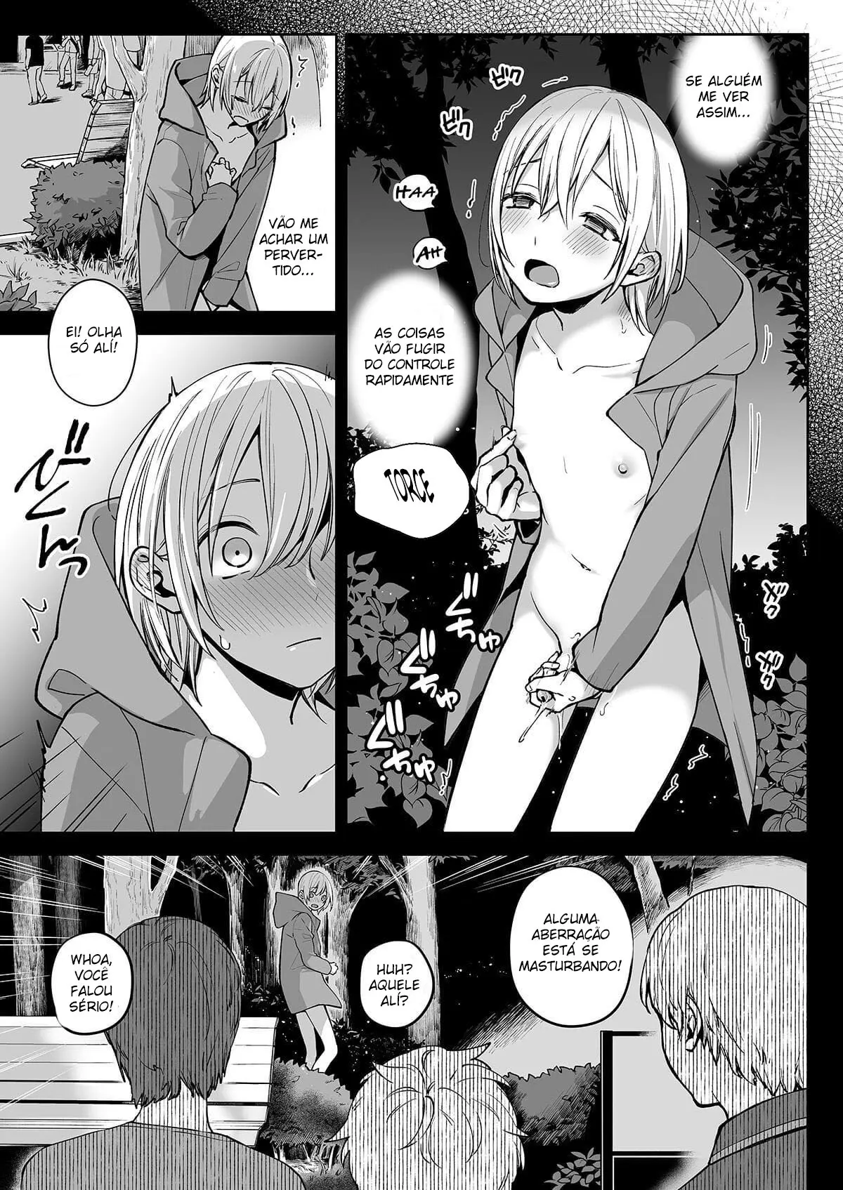 Patrulha Pelada da Madrugada com Meu Mastur-Bro Hentai – Página 13