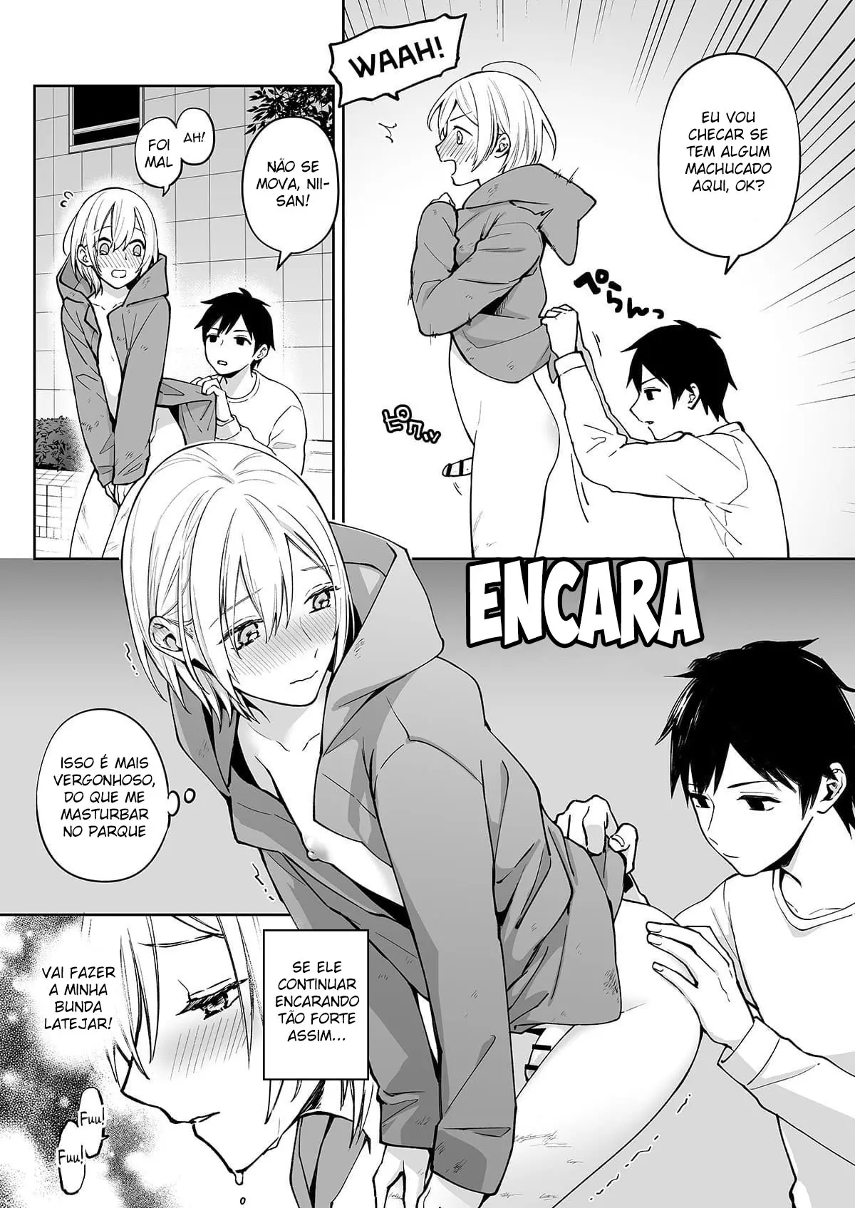 Patrulha Pelada da Madrugada com Meu Mastur-Bro Hentai – Página 35