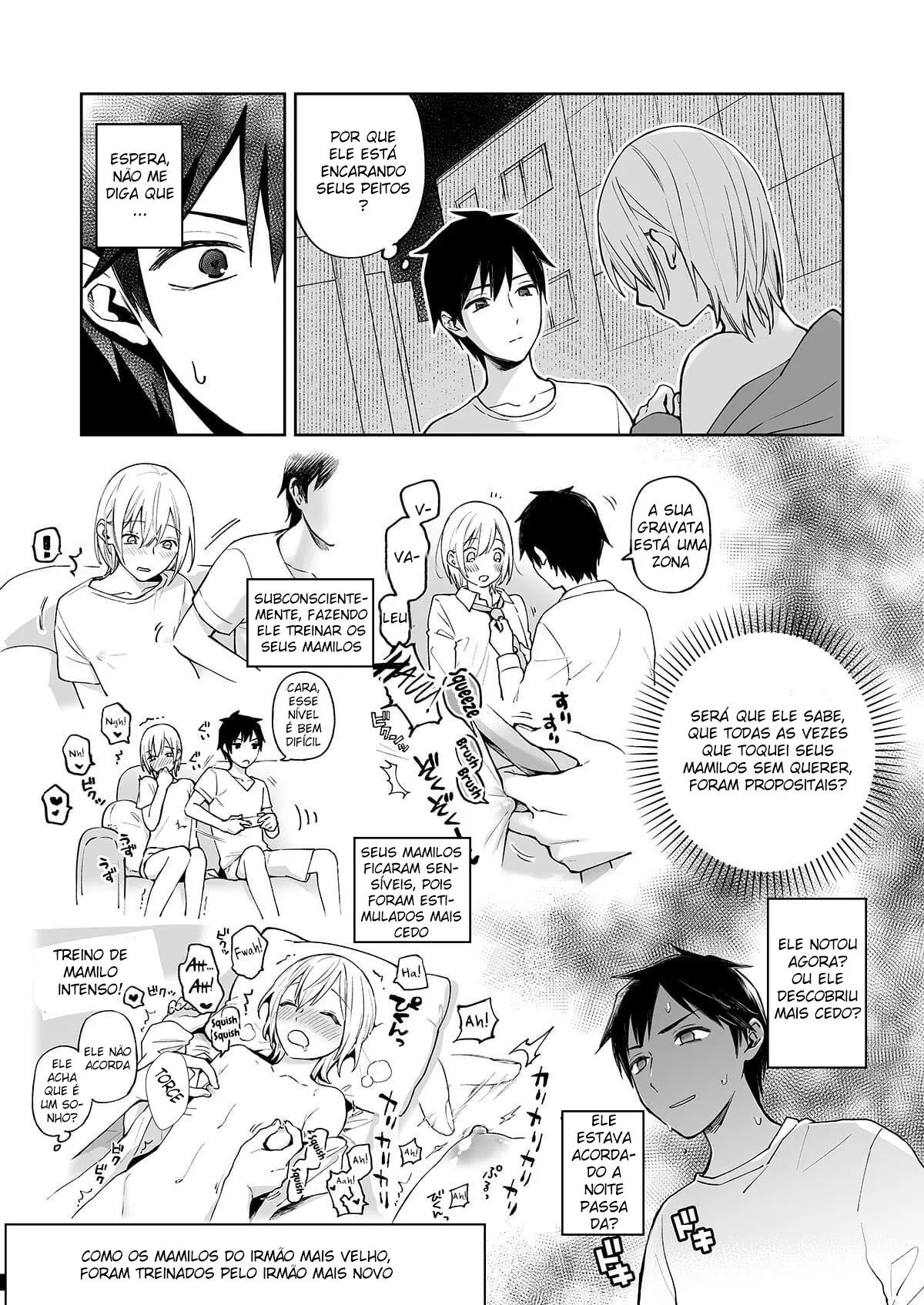 Patrulha Pelada da Madrugada com Meu Mastur-Bro Hentai – Página 45