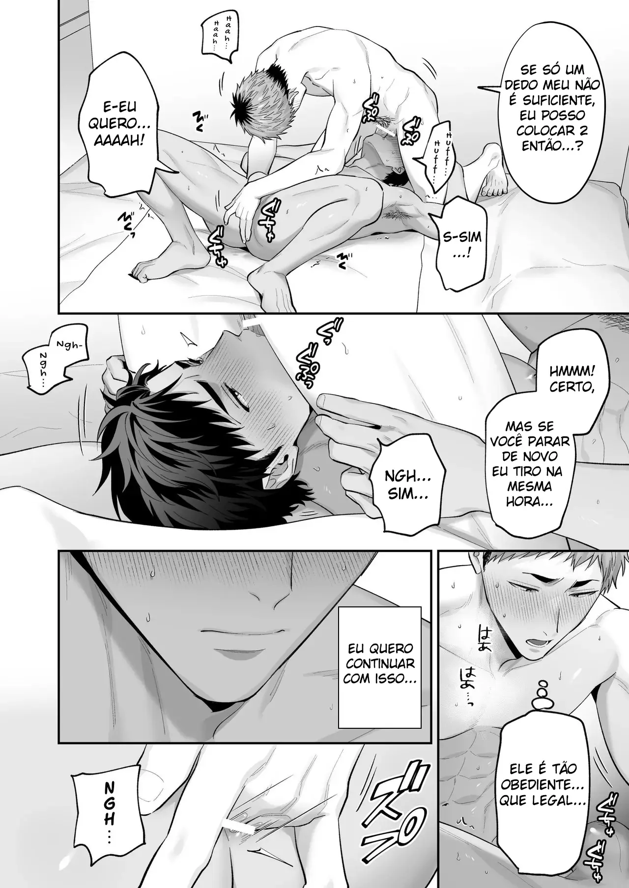 Pedindo Peitos de Homem: Transando com o Masoquista Kuro-kun Enquanto Aperto Seus Mamilos Sensíveis Hentai – Página 41