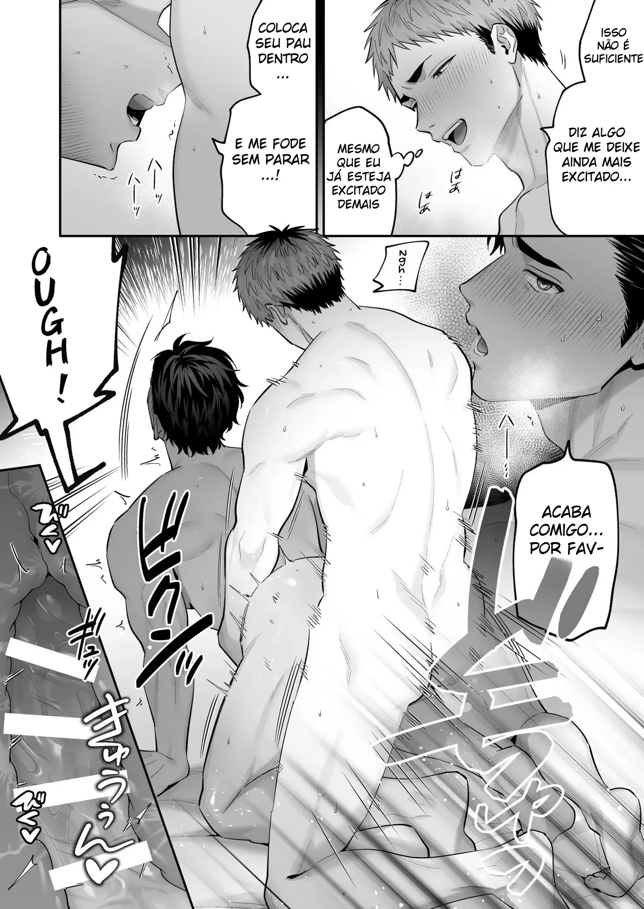 Pedindo Peitos de Homem: Transando com o Masoquista Kuro-kun Enquanto Aperto Seus Mamilos Sensíveis Hentai – Página 51