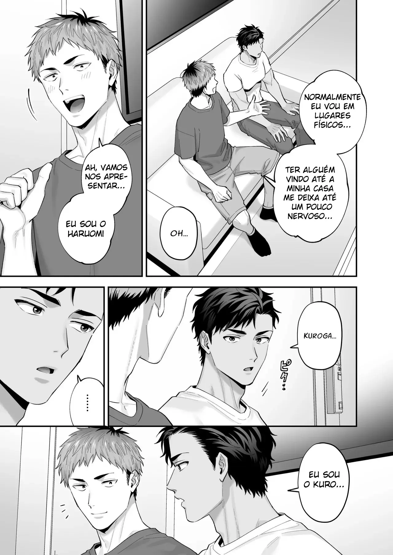 Pedindo Peitos de Homem: Transando com o Masoquista Kuro-kun Enquanto Aperto Seus Mamilos Sensíveis Hentai – Página 6